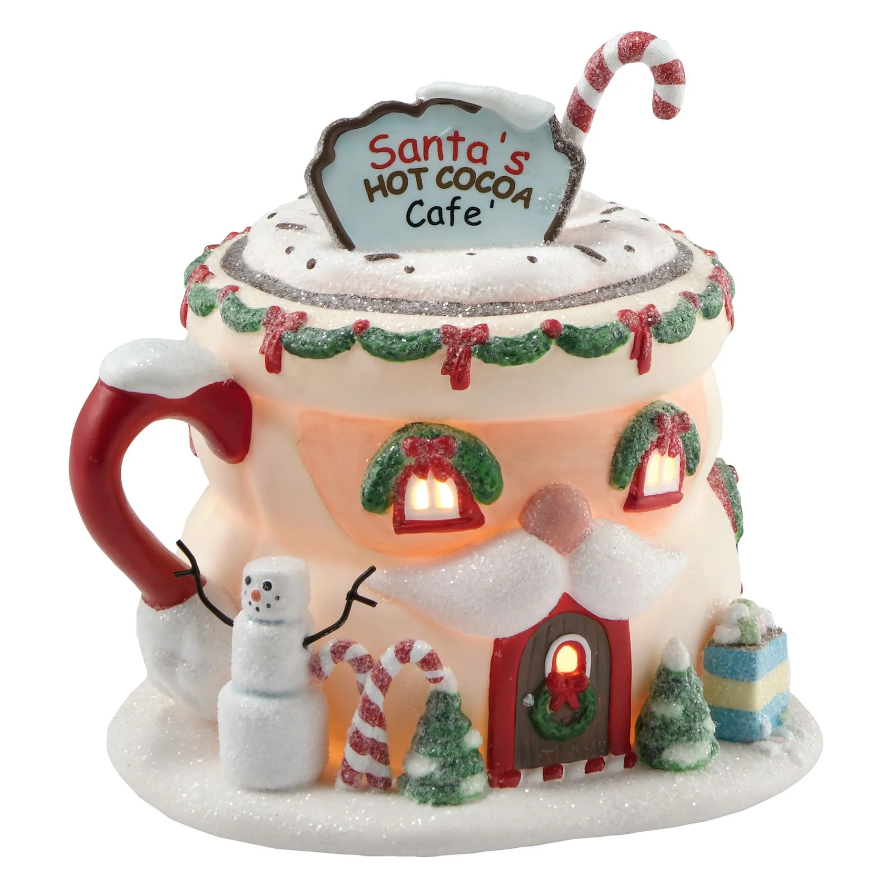 Department 56 North Pole Series>Santa's Hot Cocoa Cafe