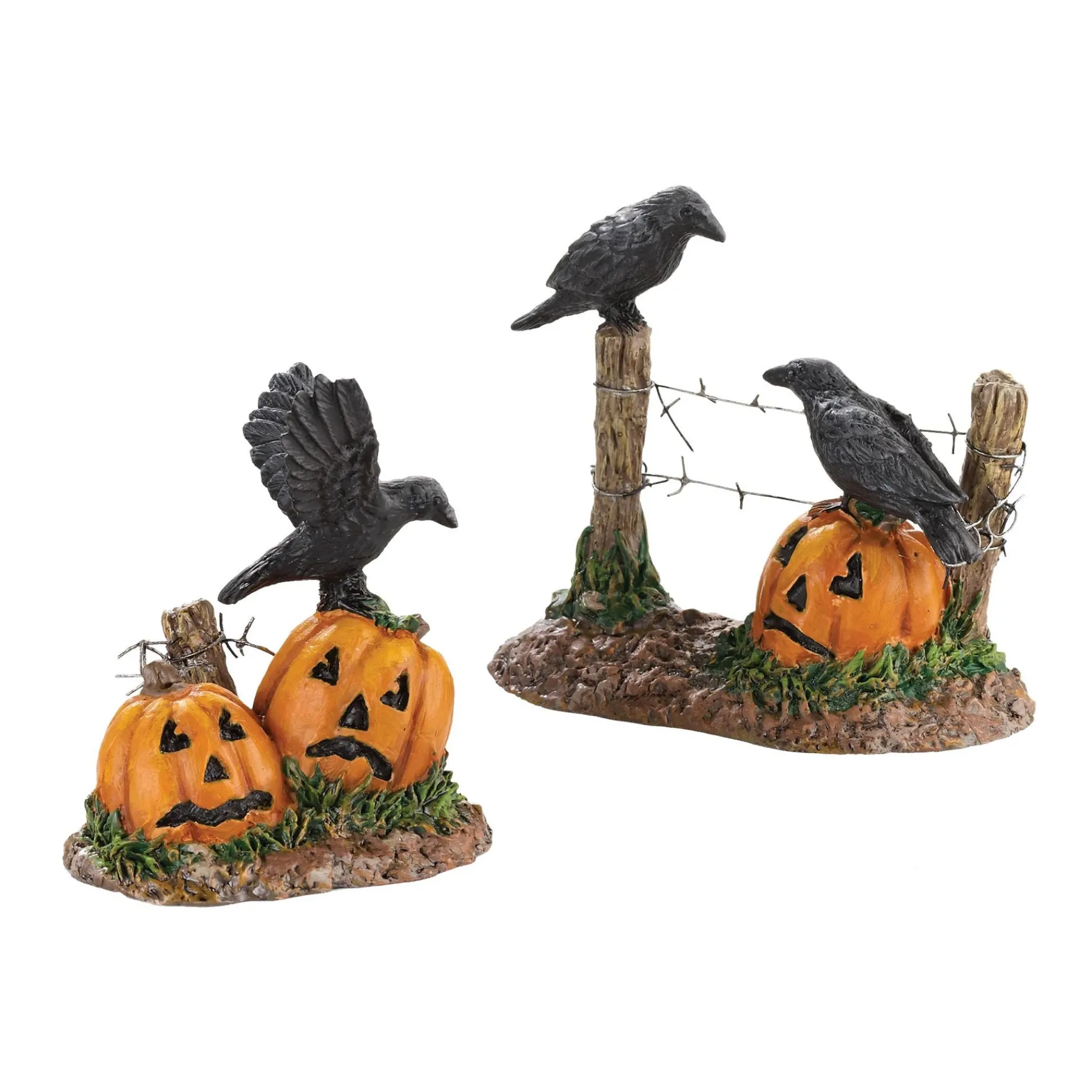 Department 56 Halloween Village Accessories>Halloween Ravens