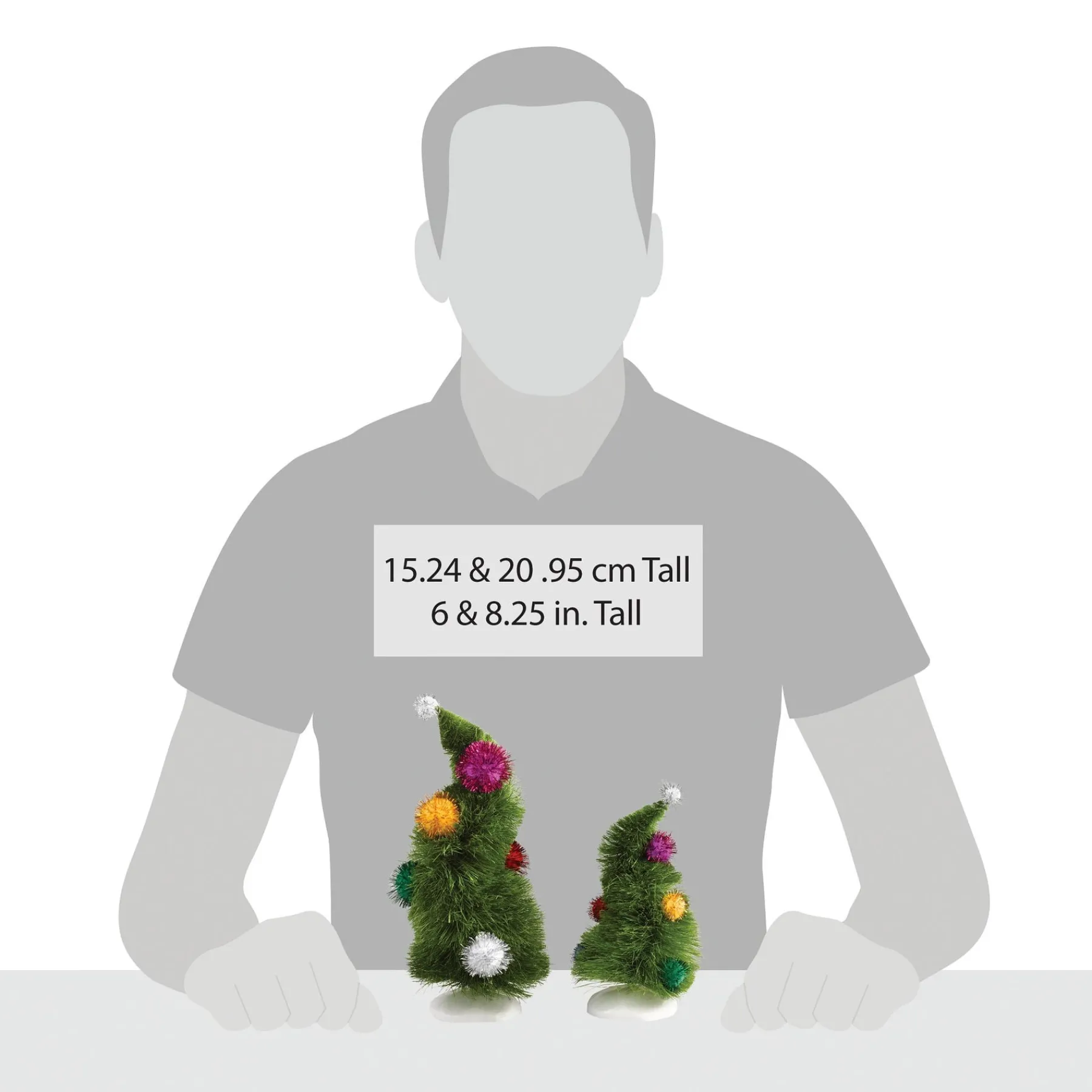 Department 56 Grinch™ Village>Wonky Trees, Set of 2