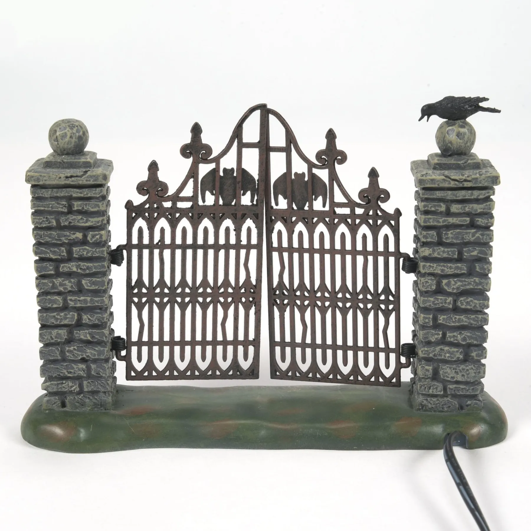 Department 56 Halloween Village Accessories>Spooky Wrought Iron Gate