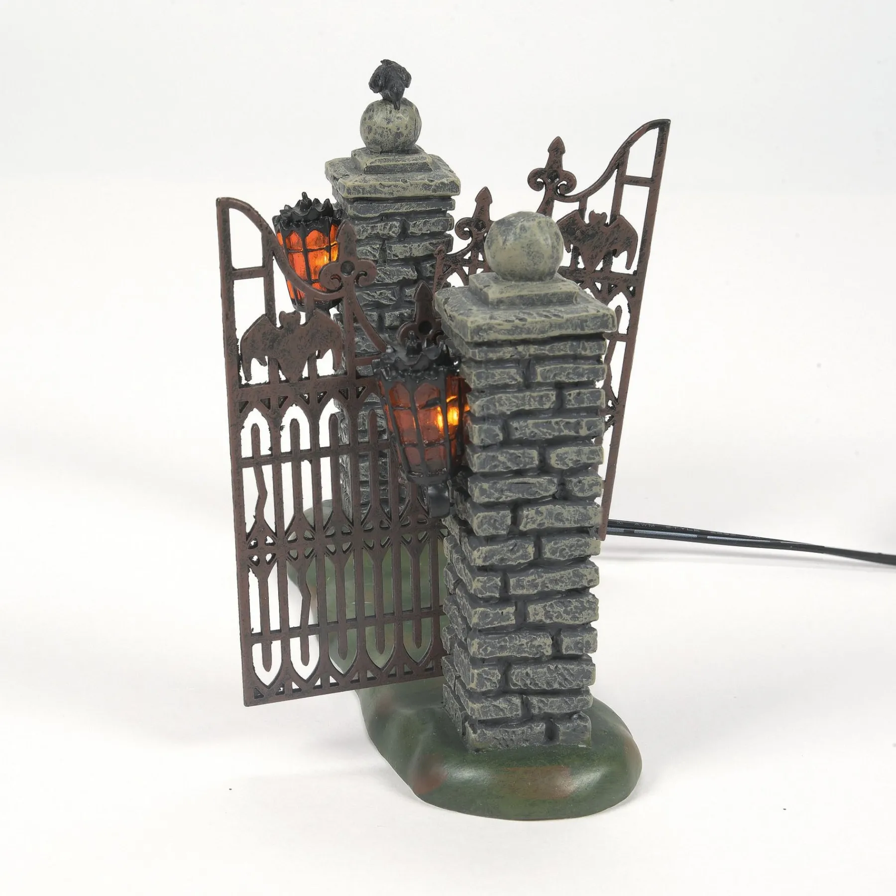 Department 56 Halloween Village Accessories>Spooky Wrought Iron Gate