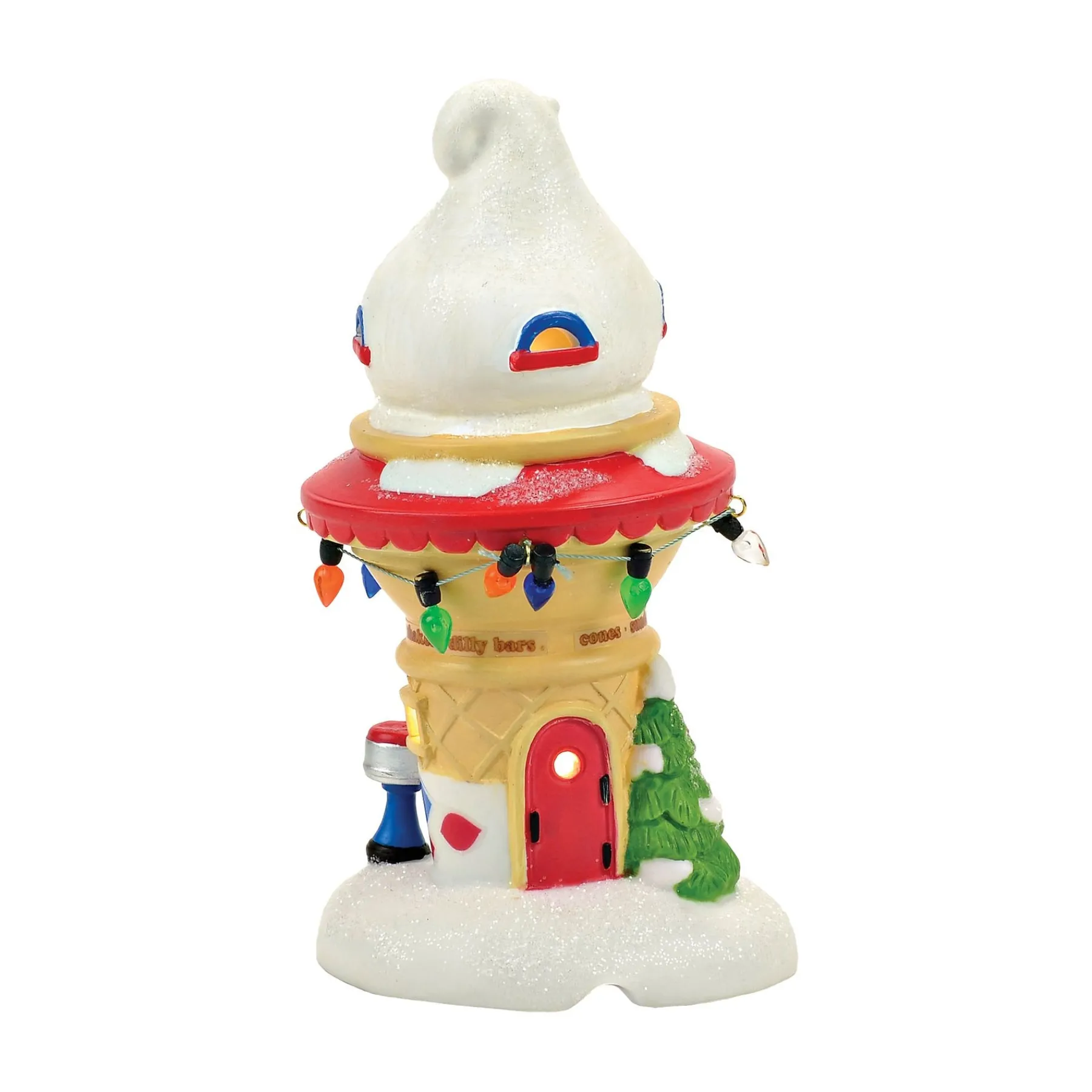 Department 56 North Pole Series>Santa's DQ Cone House