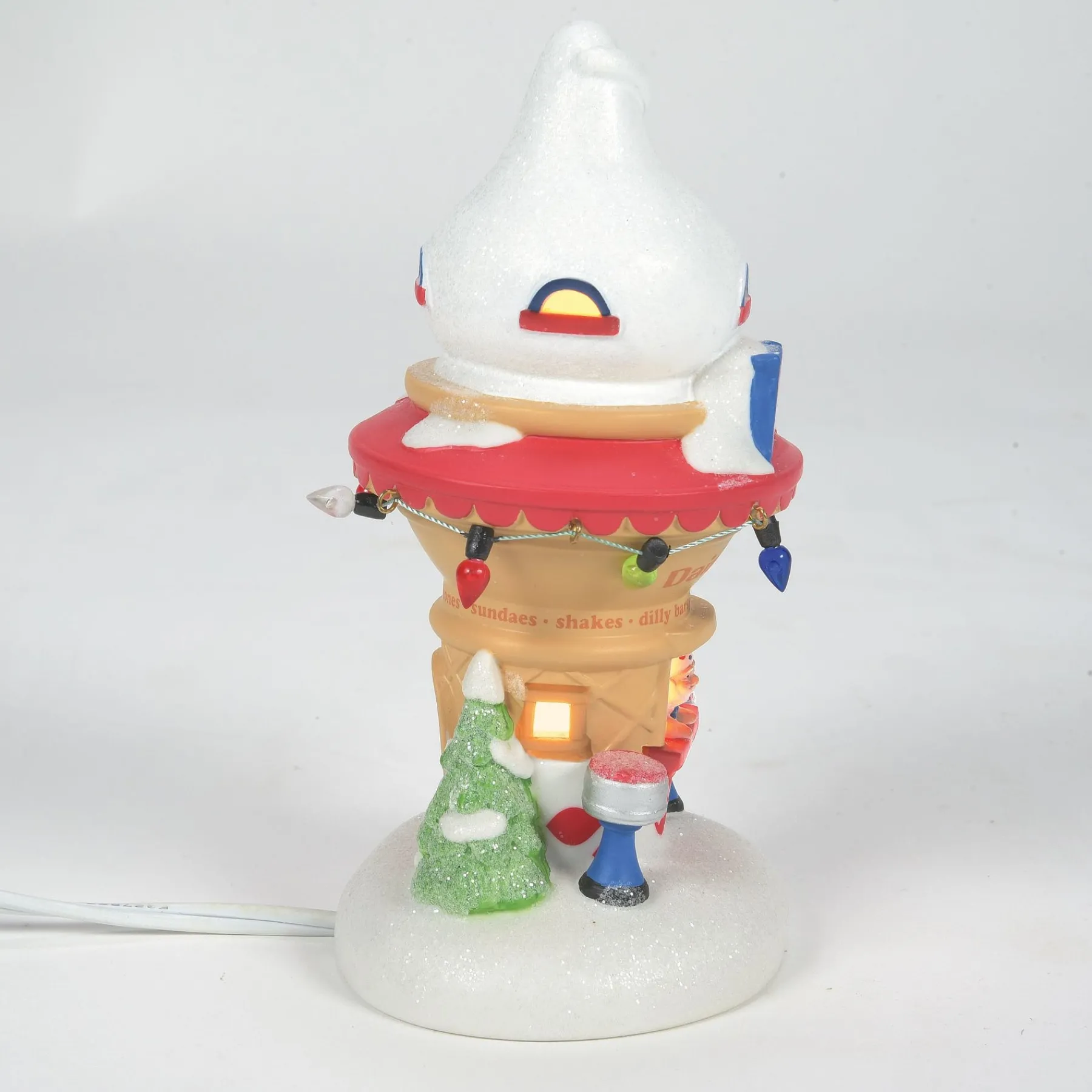 Department 56 North Pole Series>Santa's DQ Cone House