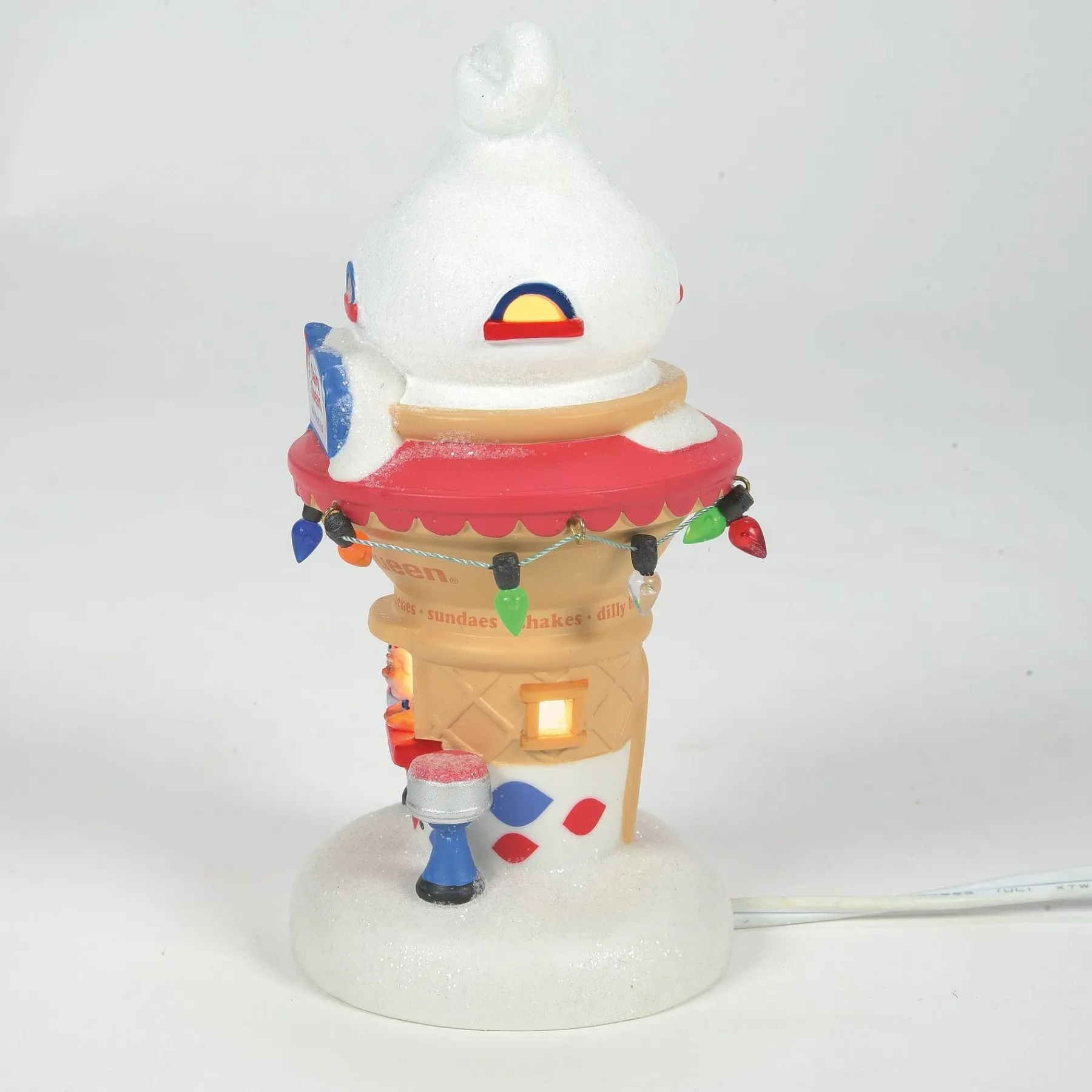 Department 56 North Pole Series>Santa's DQ Cone House