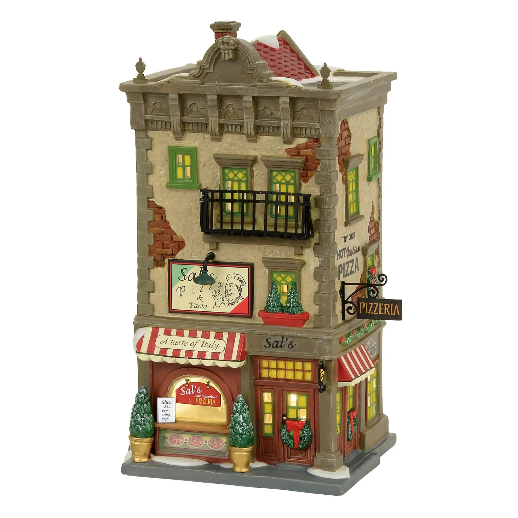Department 56 Christmas In The City Series>Sal's Pizza & Pasta