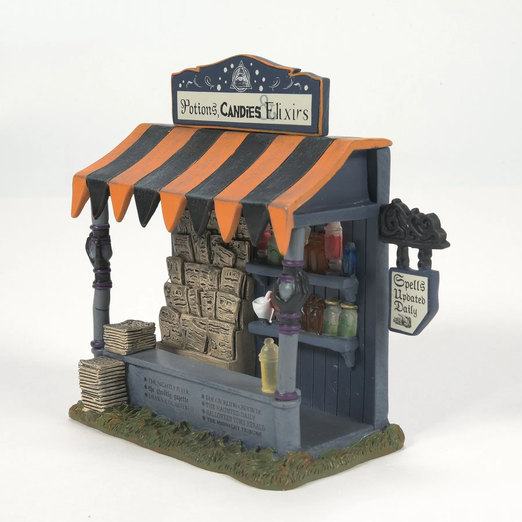 Department 56 Halloween Village Accessories>Spells & Potions Kiosk