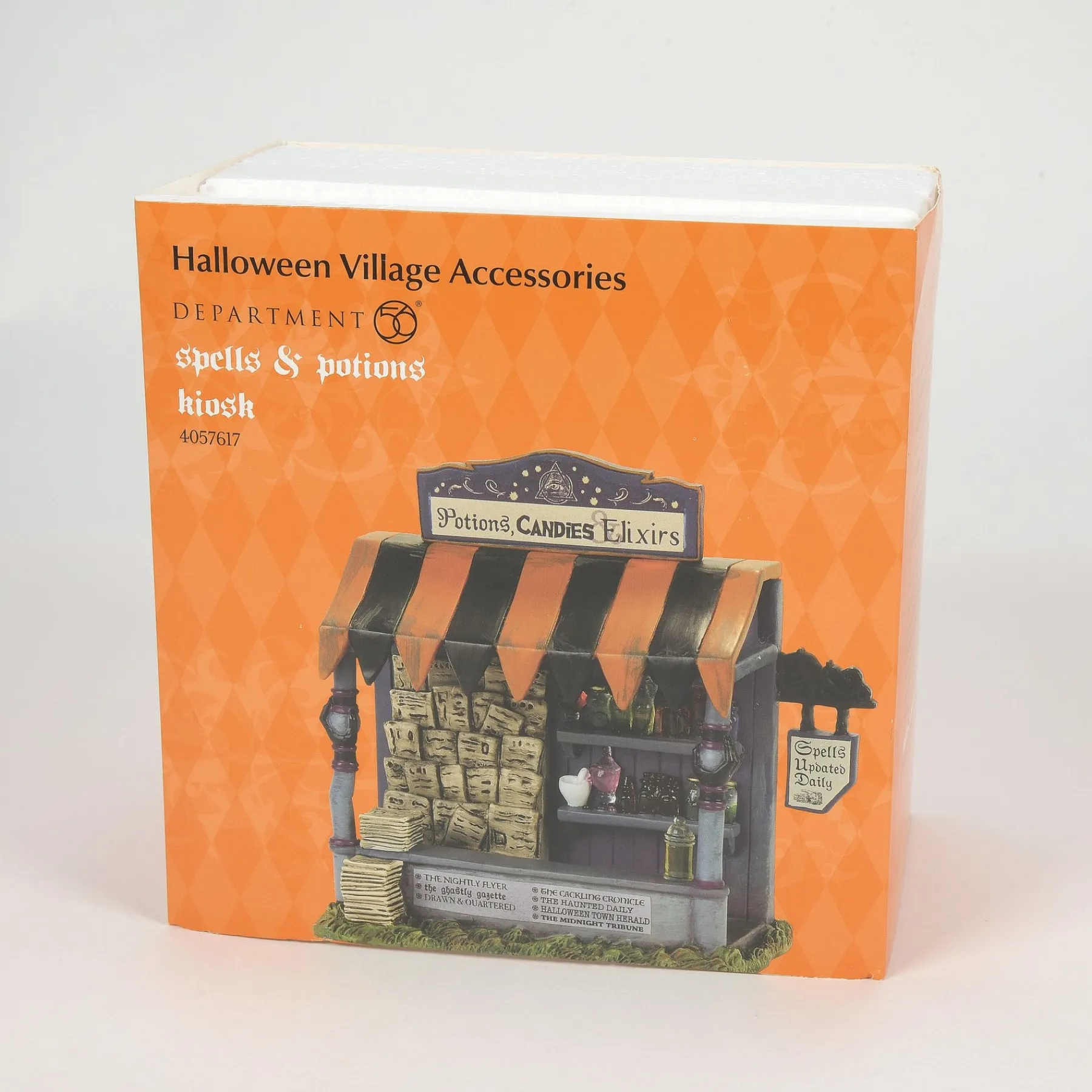 Department 56 Halloween Village Accessories>Spells & Potions Kiosk