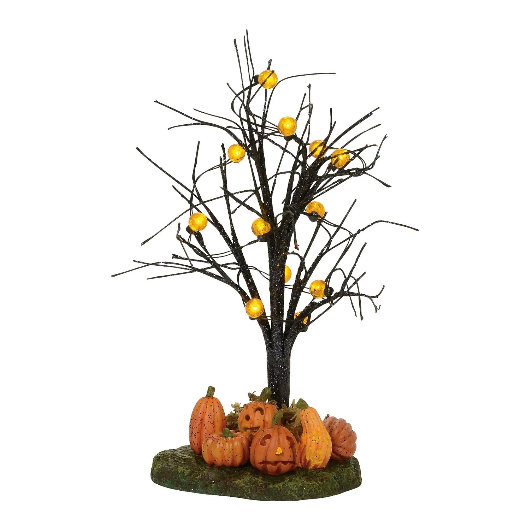 Department 56 Halloween Village Accessories>Lit Jack-O-Lantern Tree