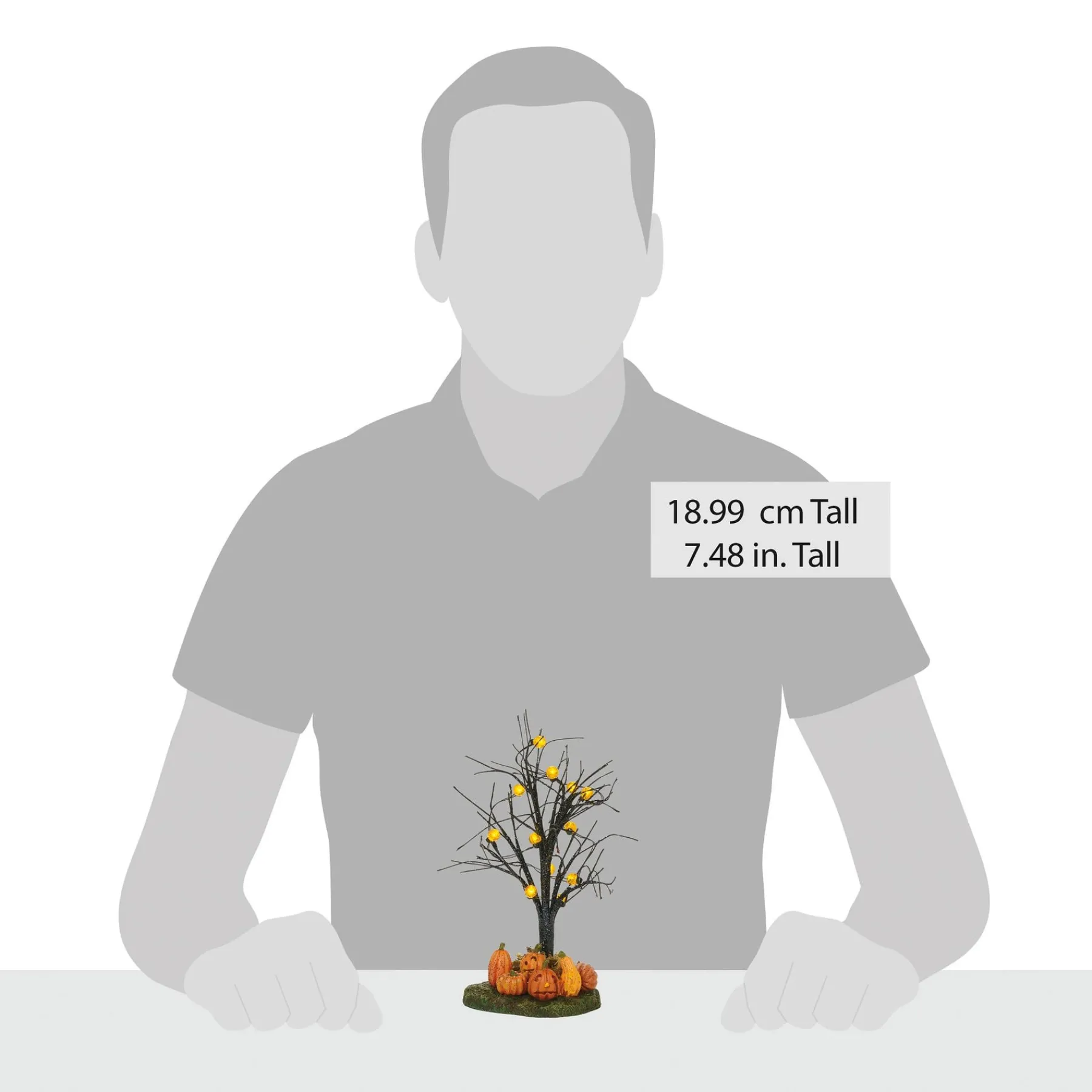 Department 56 Halloween Village Accessories>Lit Jack-O-Lantern Tree