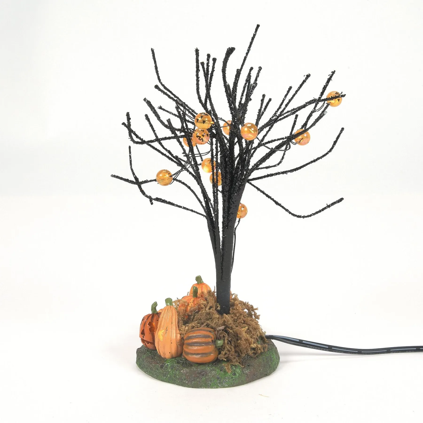 Department 56 Halloween Village Accessories>Lit Jack-O-Lantern Tree