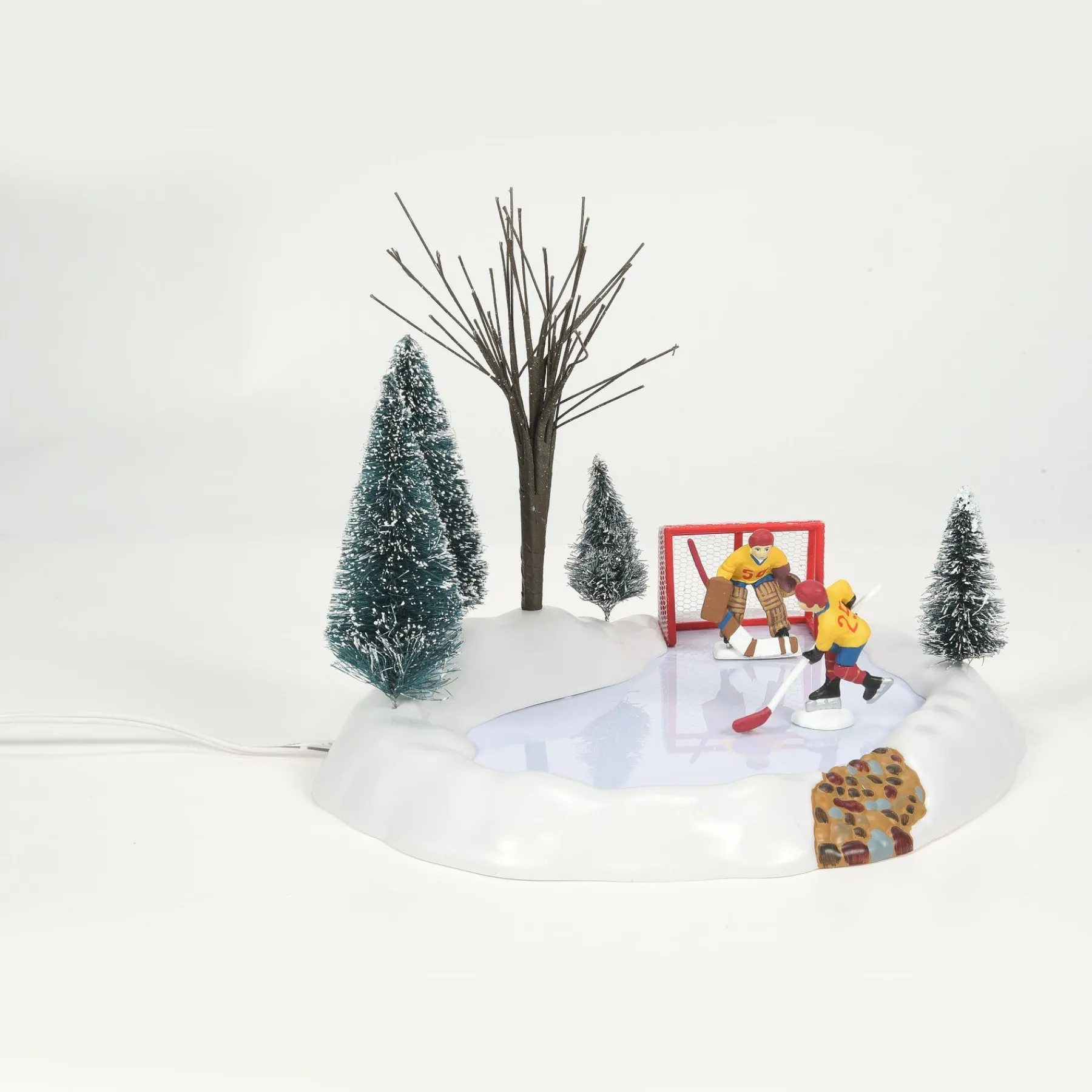 Department 56 Village Accessories>Hockey Practice Animated