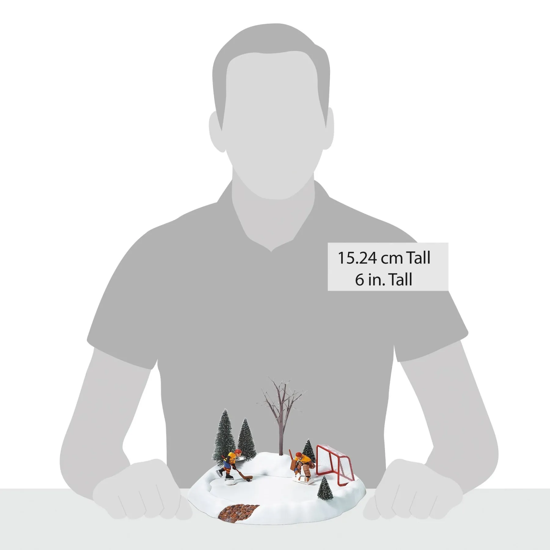 Department 56 Village Accessories>Hockey Practice Animated