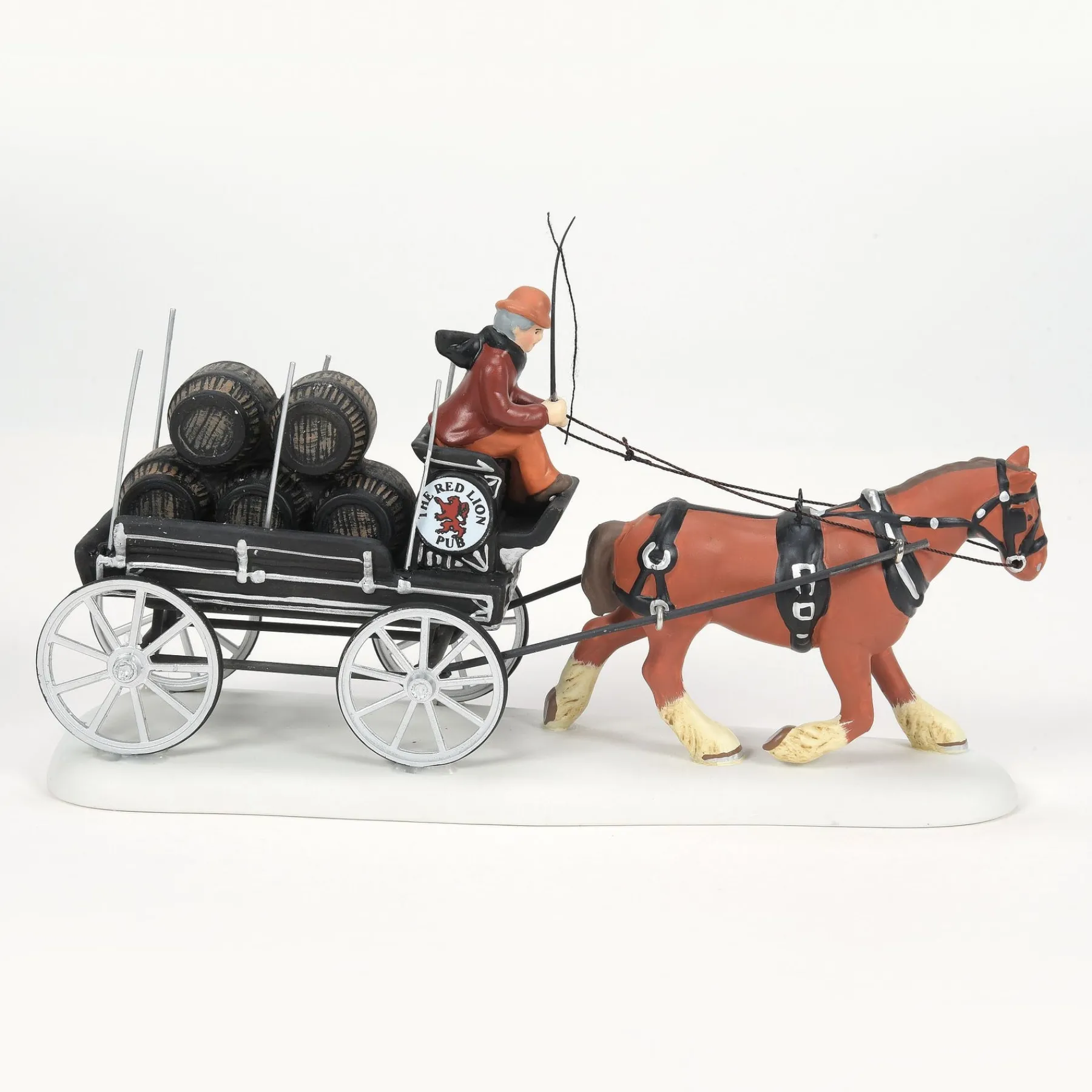 Department 56 Dickens Village Series>Red Lion Pub Beer Wagon