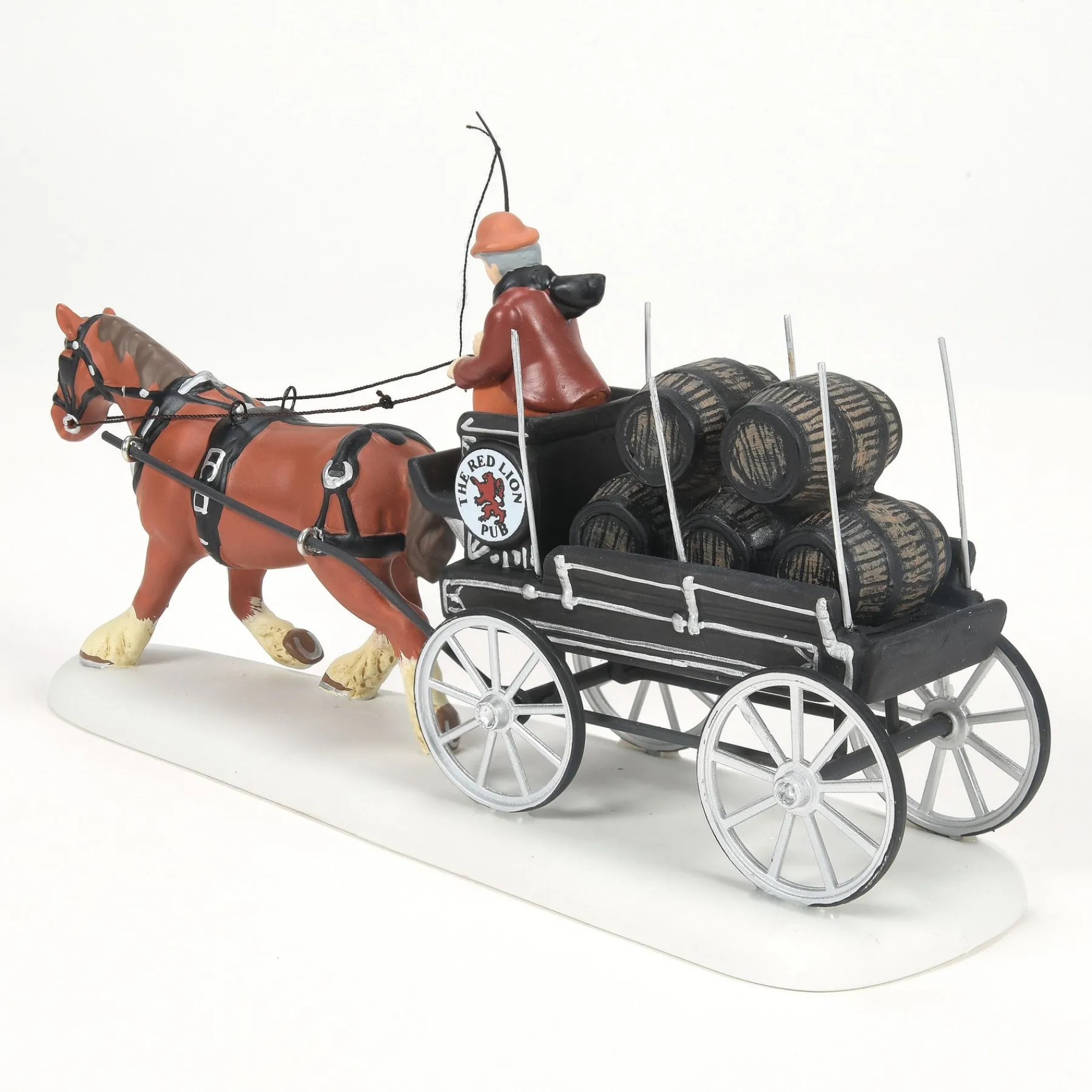 Department 56 Dickens Village Series>Red Lion Pub Beer Wagon