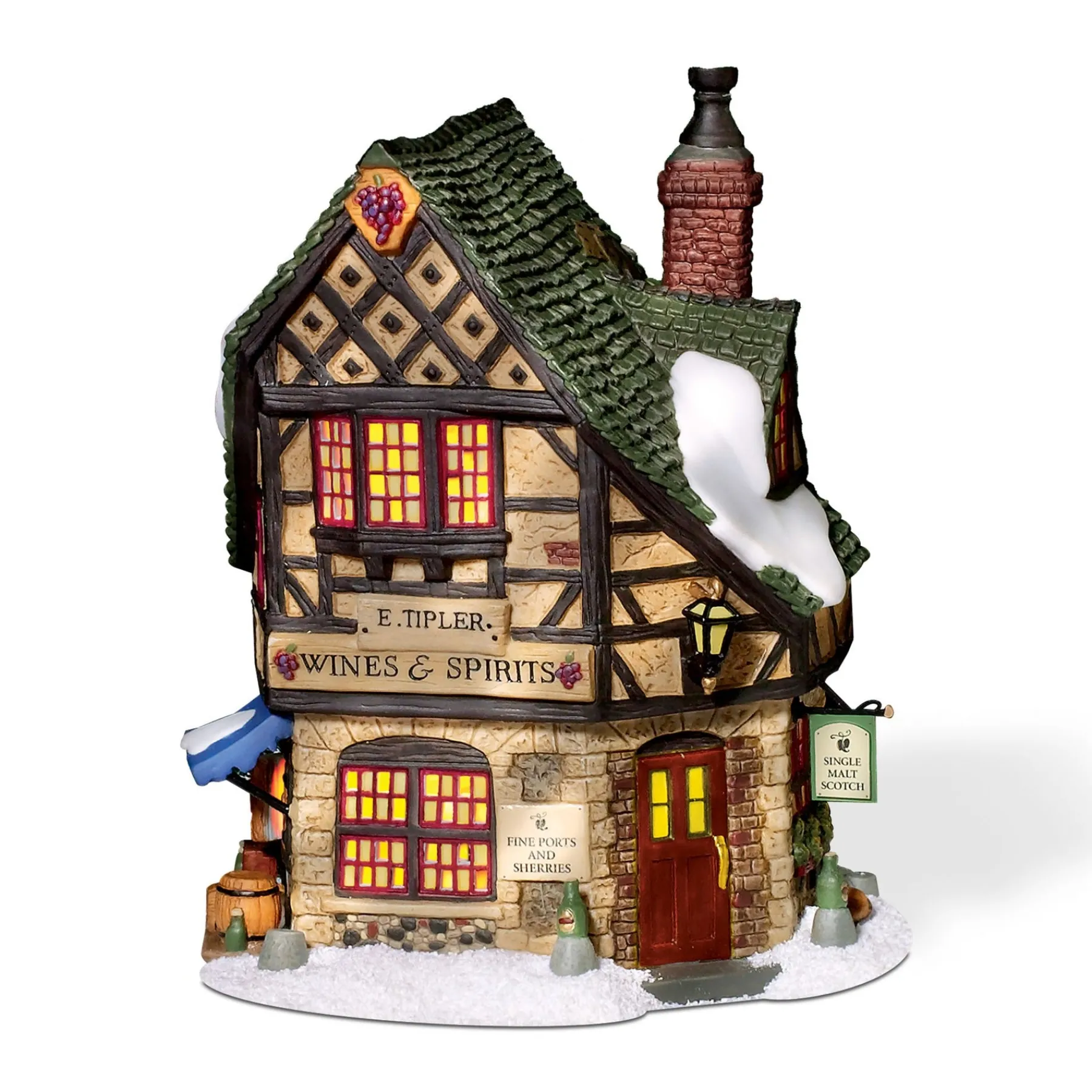 Department 56 Dickens Village Series>E Tipler Agent Wine Spirits