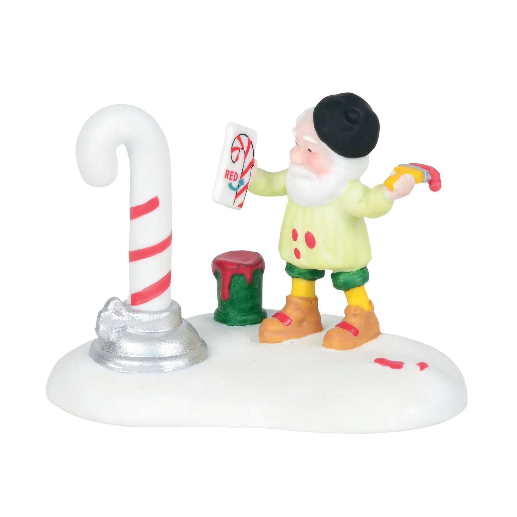 Department 56 North Pole Series>Puttin' On The Stripes