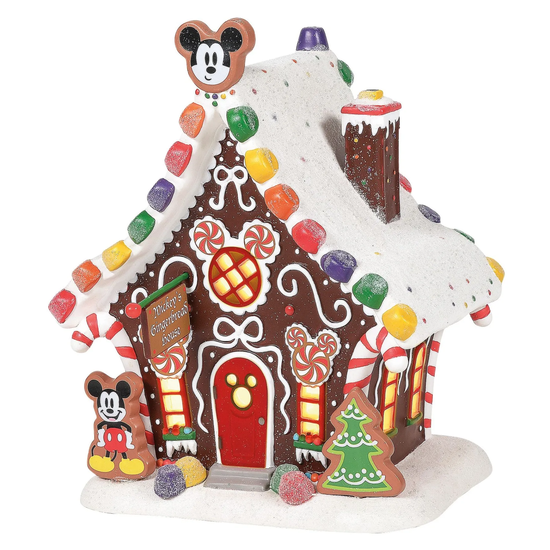 Department 56 Disney Village>Mickey's Gingerbread House