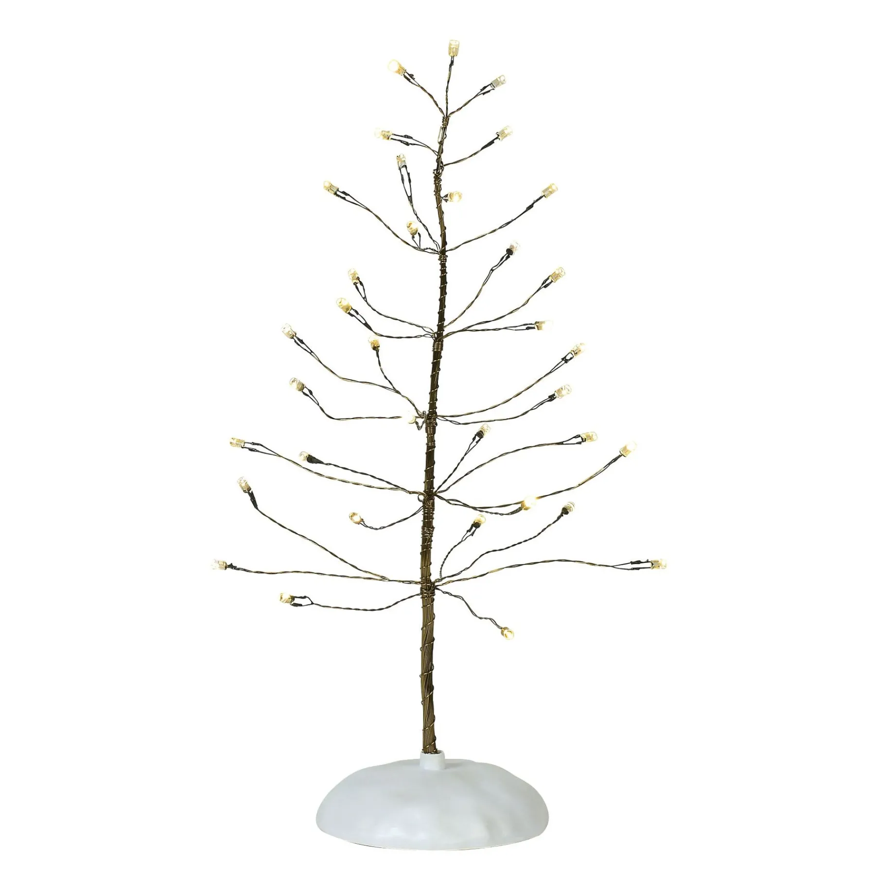Department 56 Village Accessories>Winter Brite Tree White