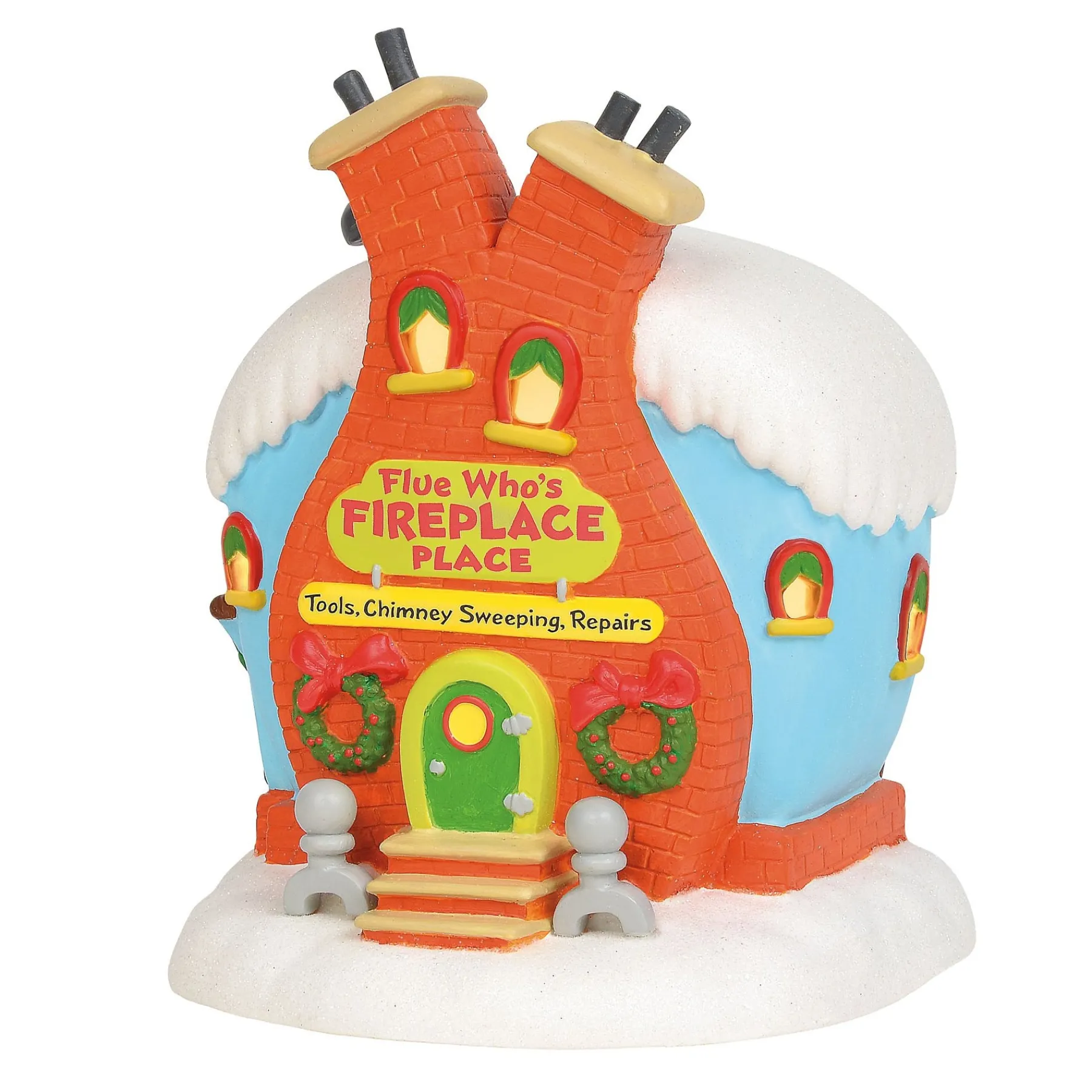 Department 56 Grinch™ Village>Flue Who's Fireplace Place