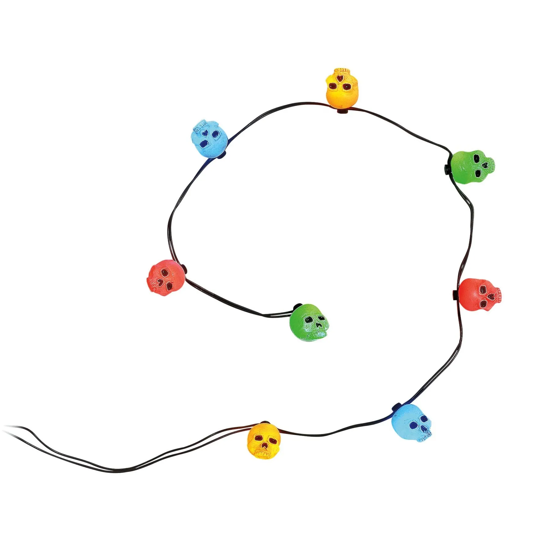 Department 56 Halloween Village Accessories>Colorful Lit Skulls