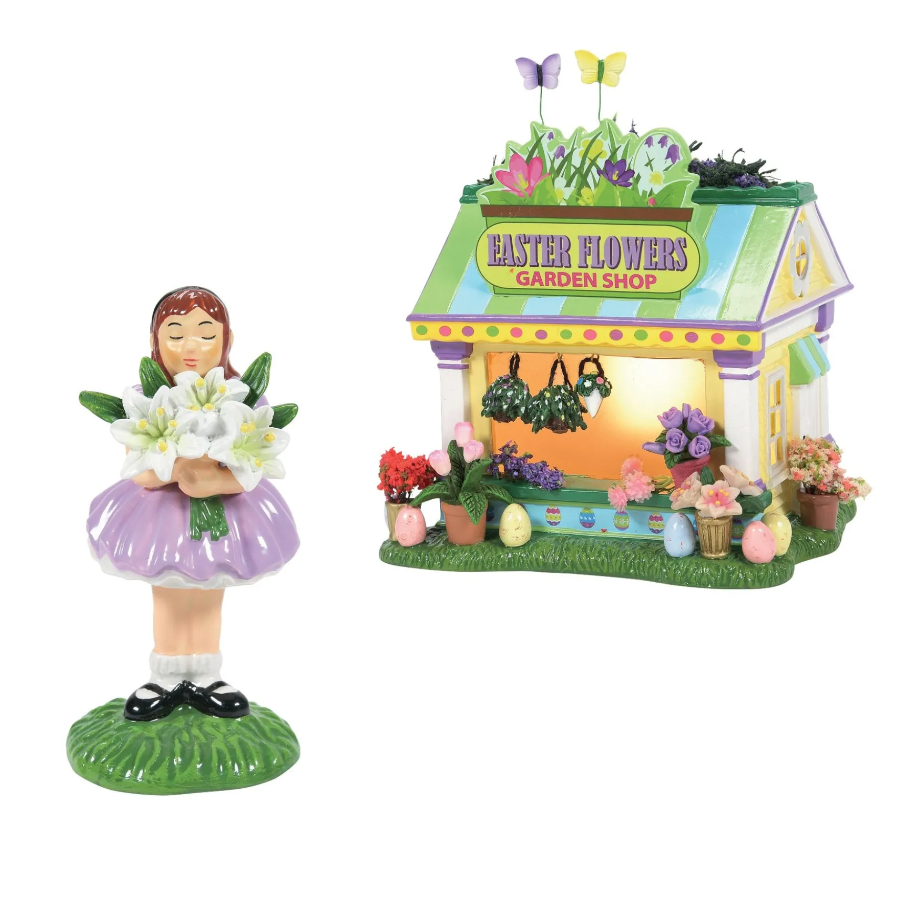 Department 56 The Original Snow Village>Easter Gardens Flower Shop