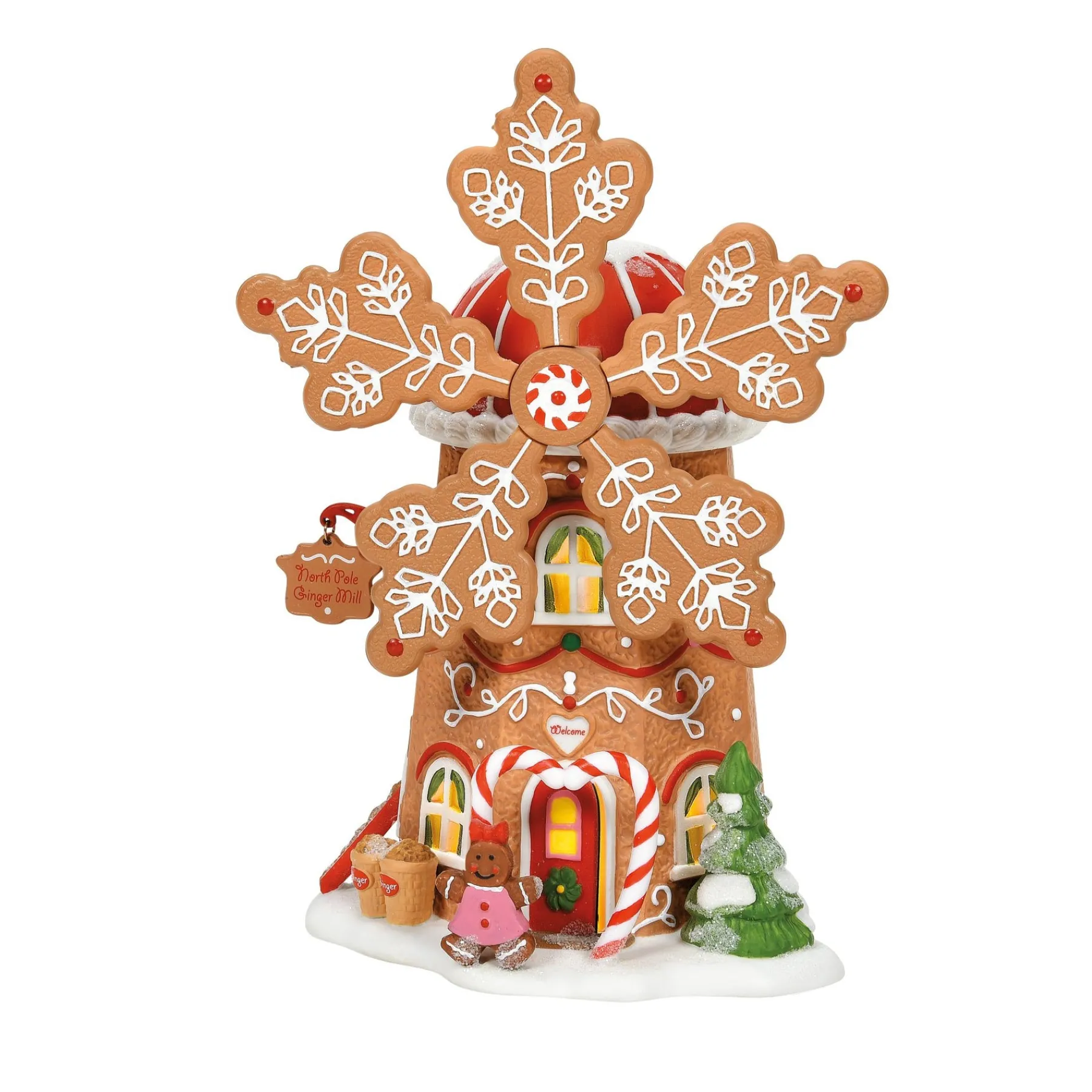 Department 56 North Pole Series>Gingerbread Cookie Mill
