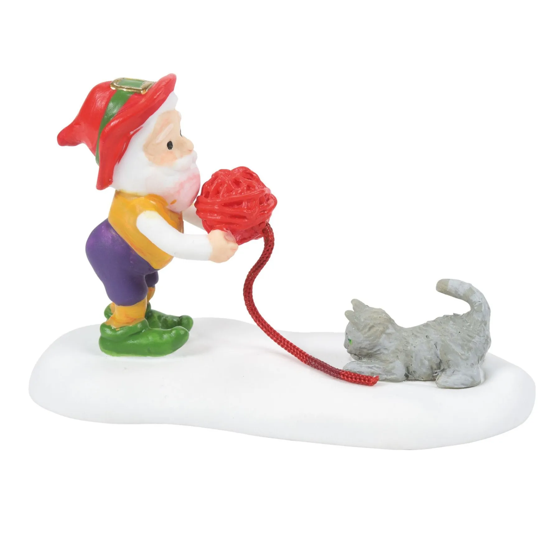 Department 56 North Pole Series>Kitten Tested For Best Mittens