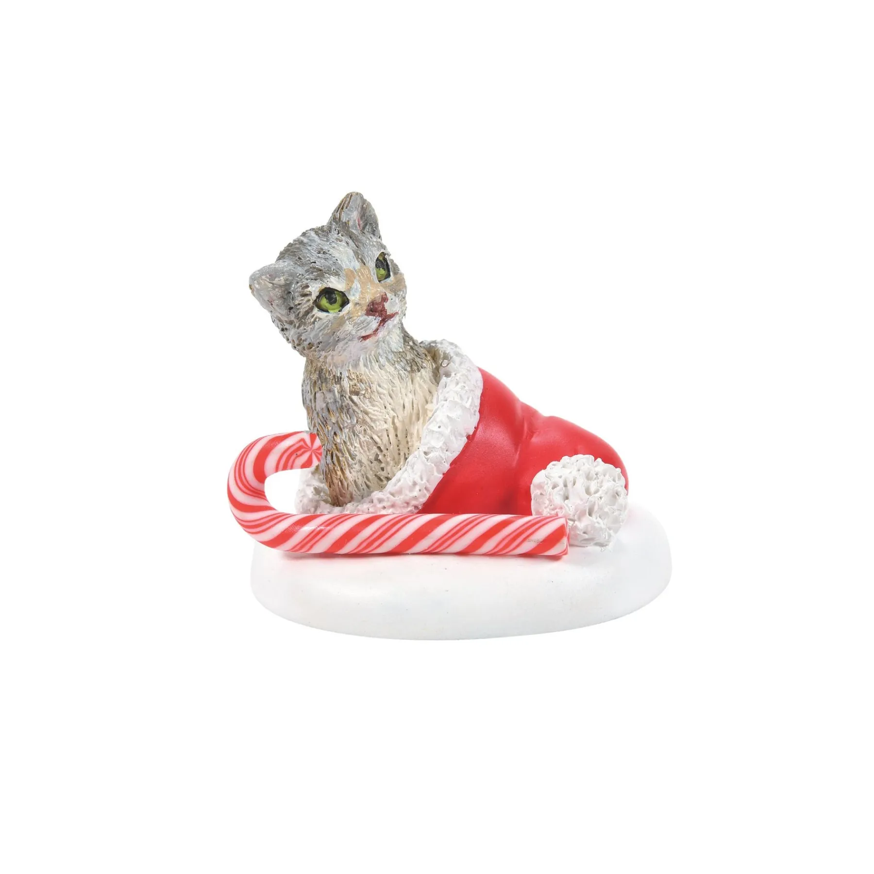 Department 56 Village Accessories>Candy Cane Kitten Surprise