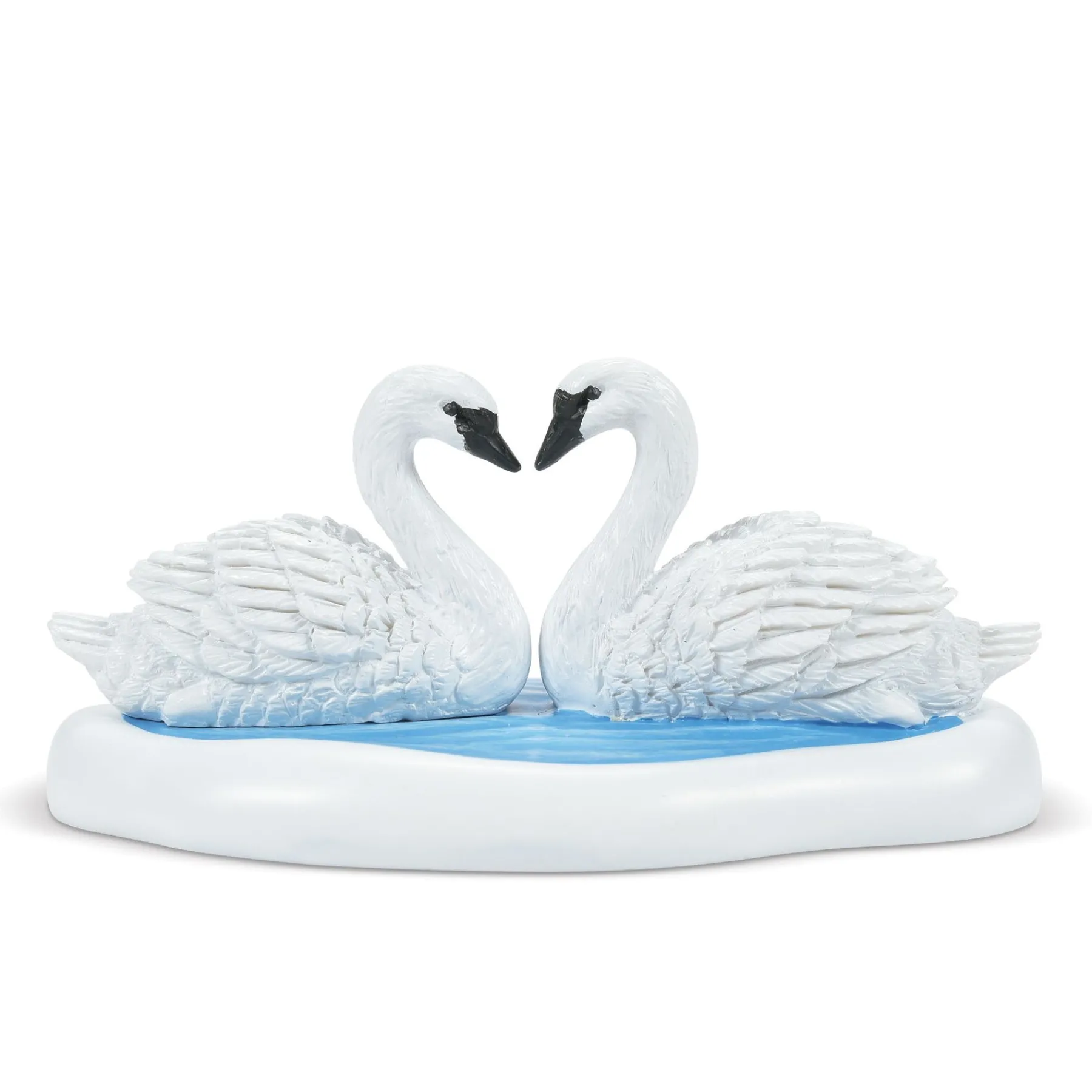 Department 56 Village Accessories>White Christmas Swans