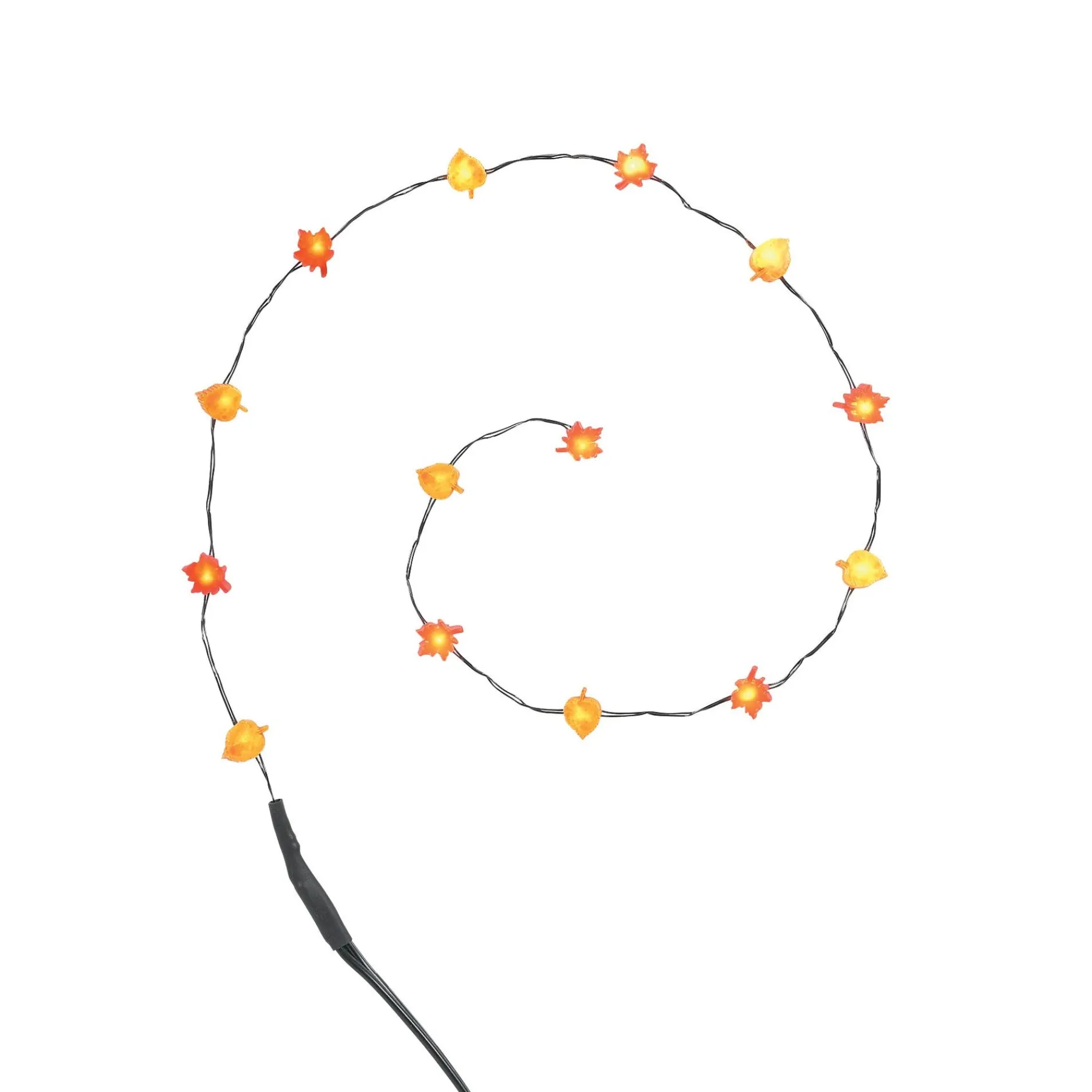 Department 56 Halloween Village Accessories>String of Lit Autumn Leaves