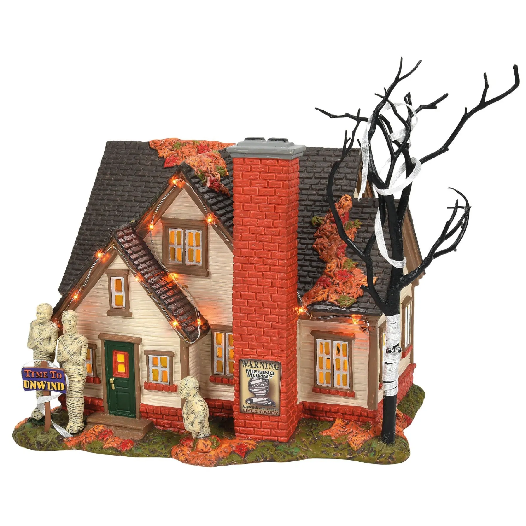 Department 56 Snow Village Halloween>The Mummy House