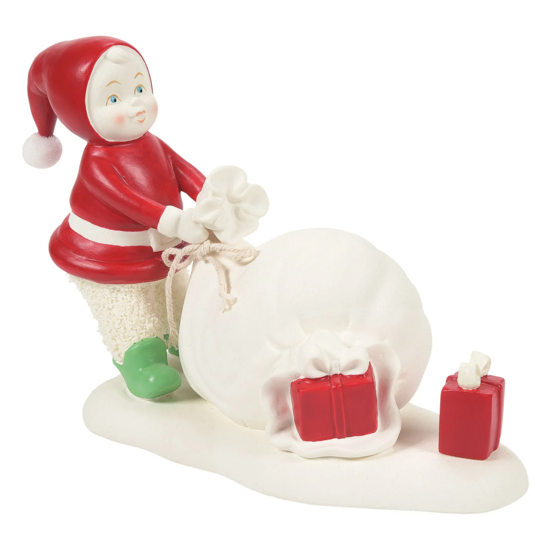 Department 56 Snowbabies Classic Collection|Snowbabies Christmas Memories Collection>Spilling Santa's Presents
