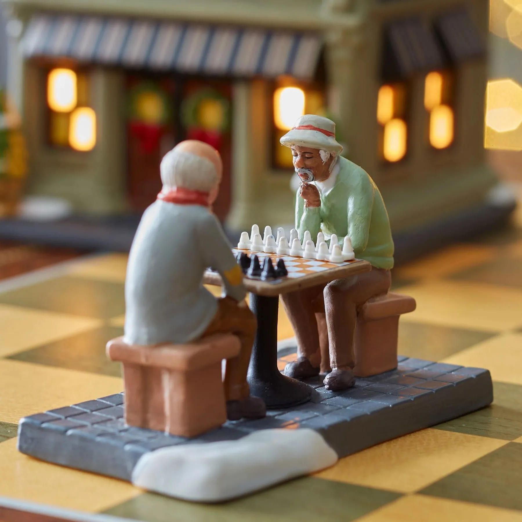 Department 56 Christmas In The City Series>Perhaps The Queen's Gambit?