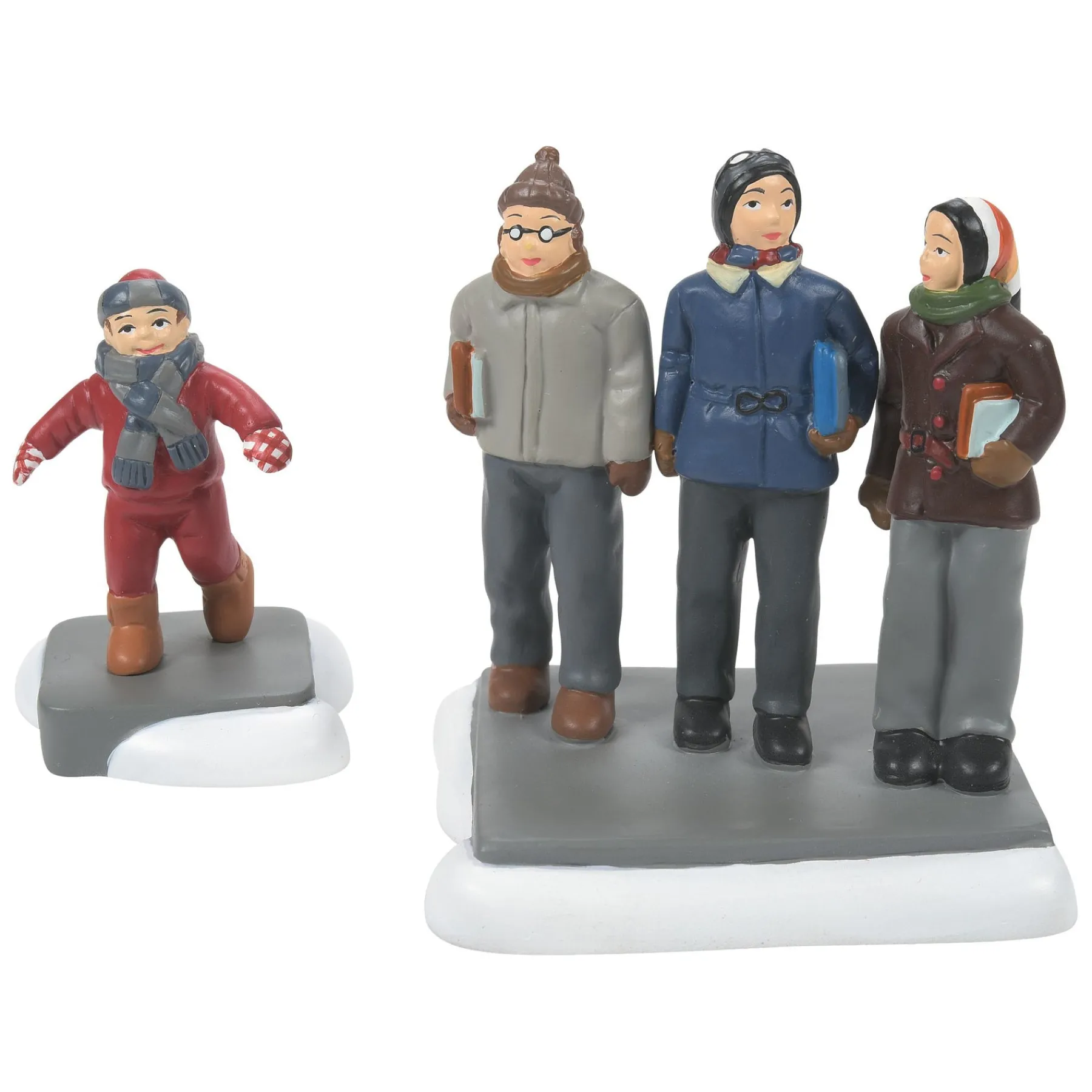 Department 56 A Christmas Story™ Village>C'mon Guys, Wait Up!