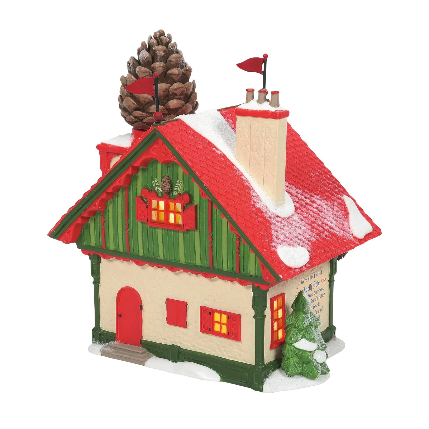 Department 56 North Pole Series>Pine Cone Bed & Breakfast