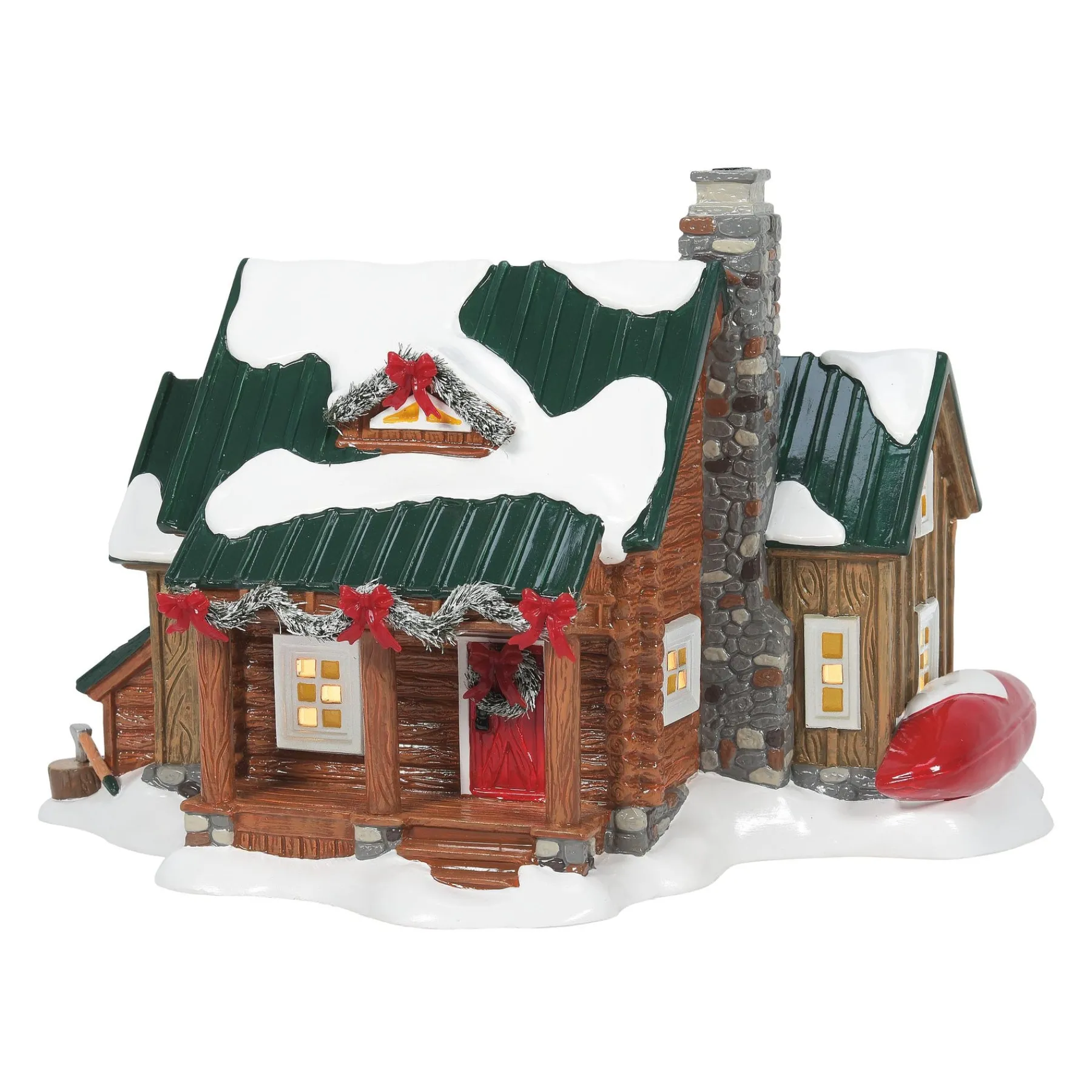 Department 56 Hot Properties Village>Pine Ridge Cabin