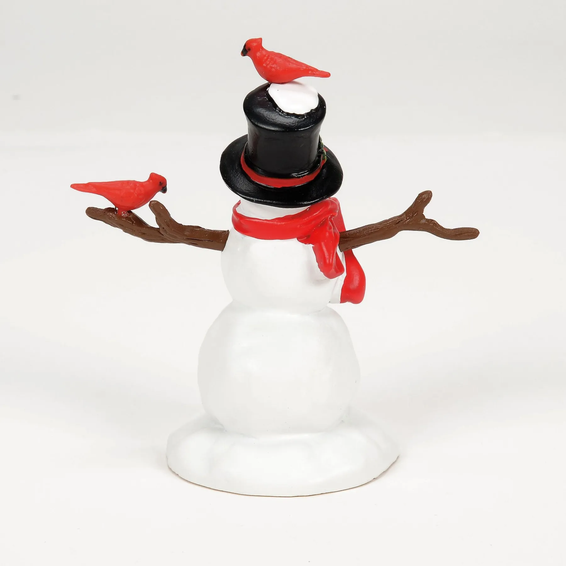 Department 56 Village Accessories>Cardinal Christmas Snowman