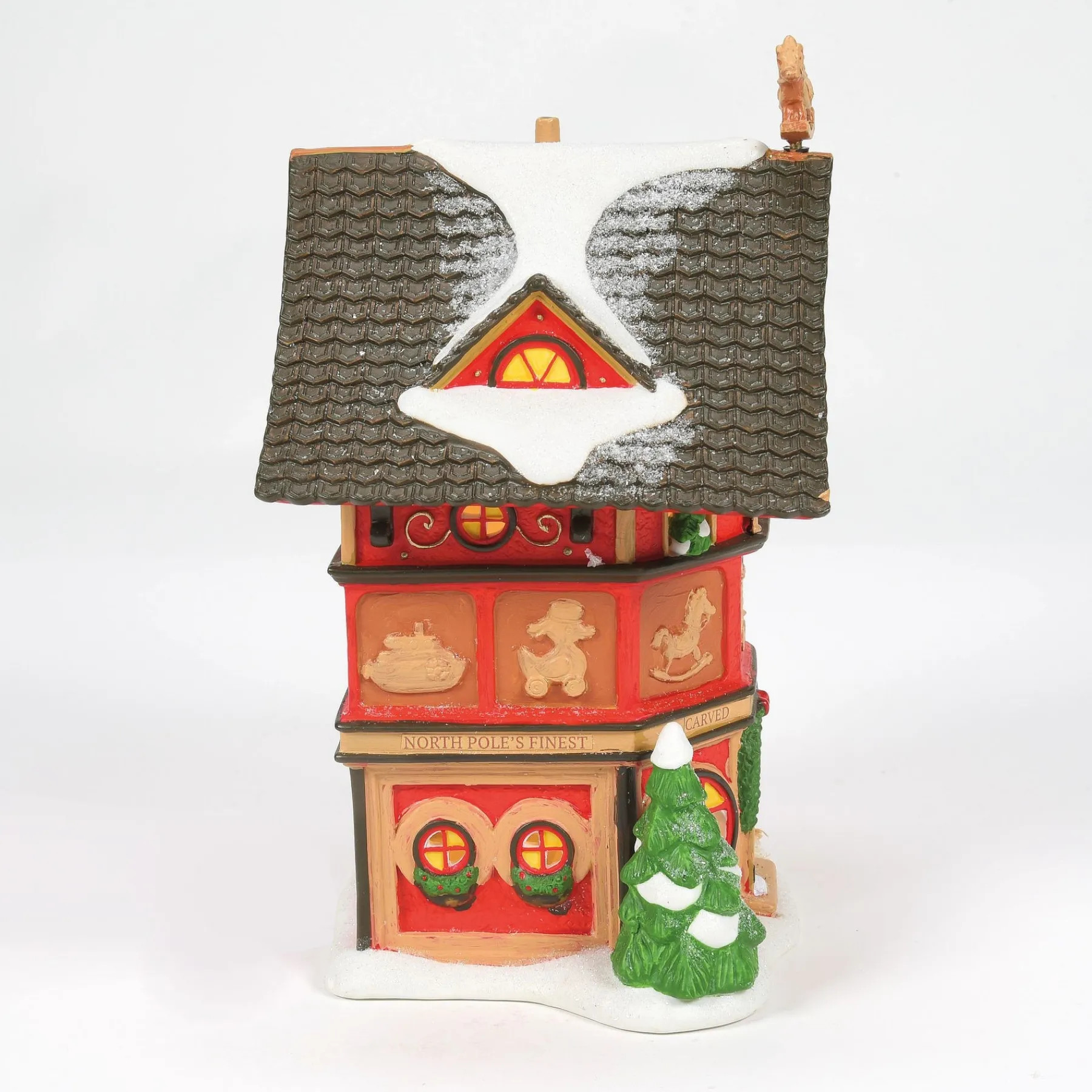 Department 56 North Pole Series>North Poles Finest Wooden Toys