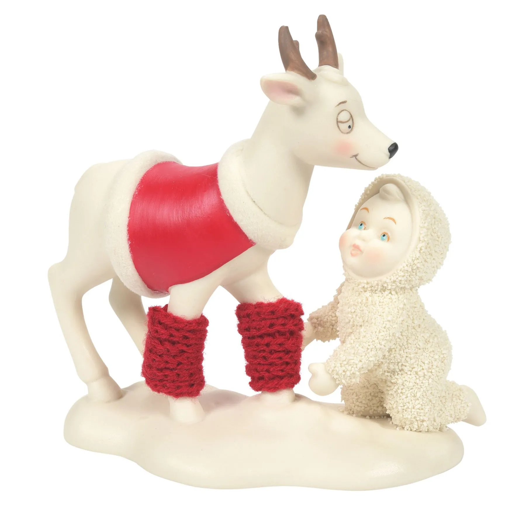 Department 56 Snowbabies Classic Collection>You Stay Warm, I'll Stay Warm