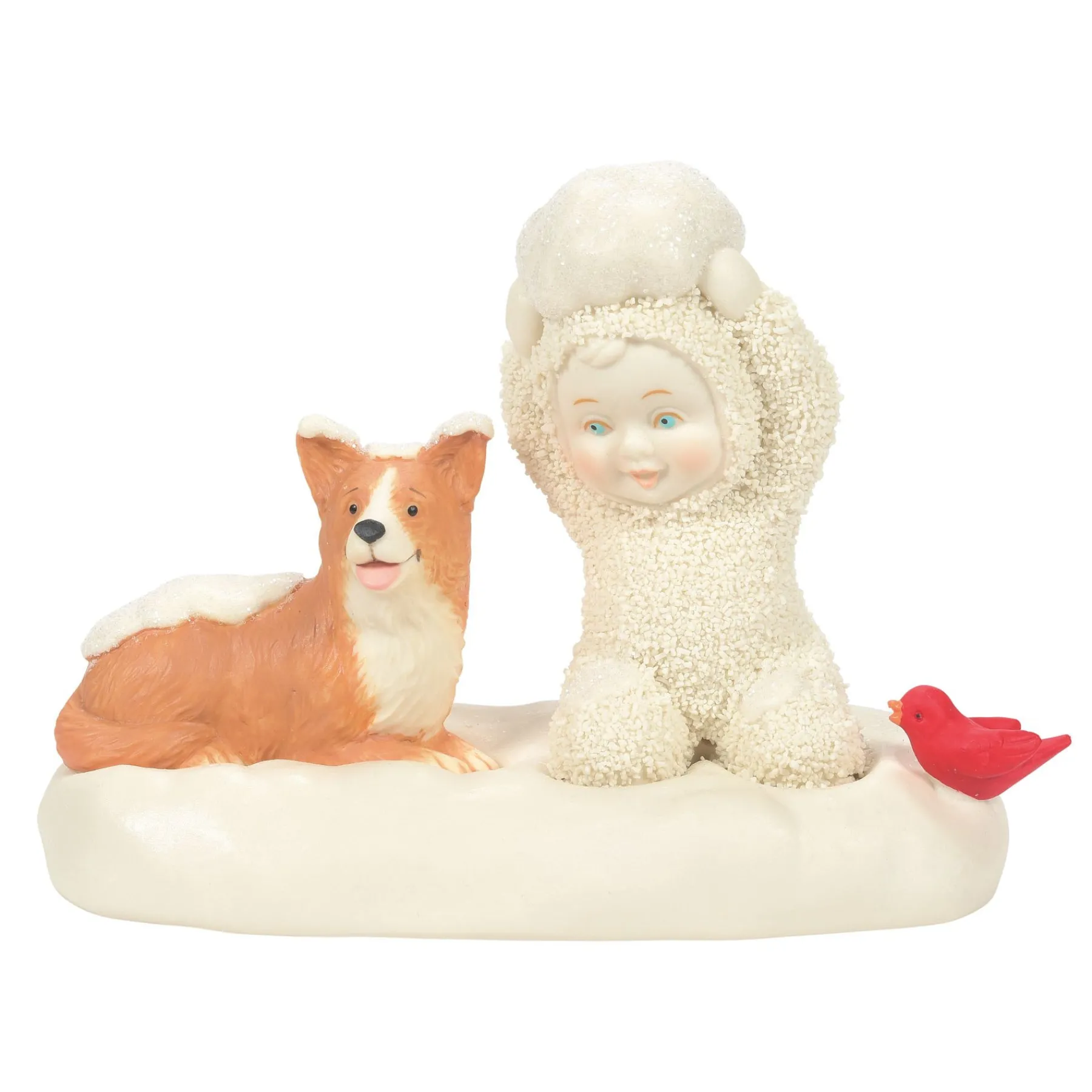 Department 56 Snowbabies Classic Collection>A Corgi Christmas