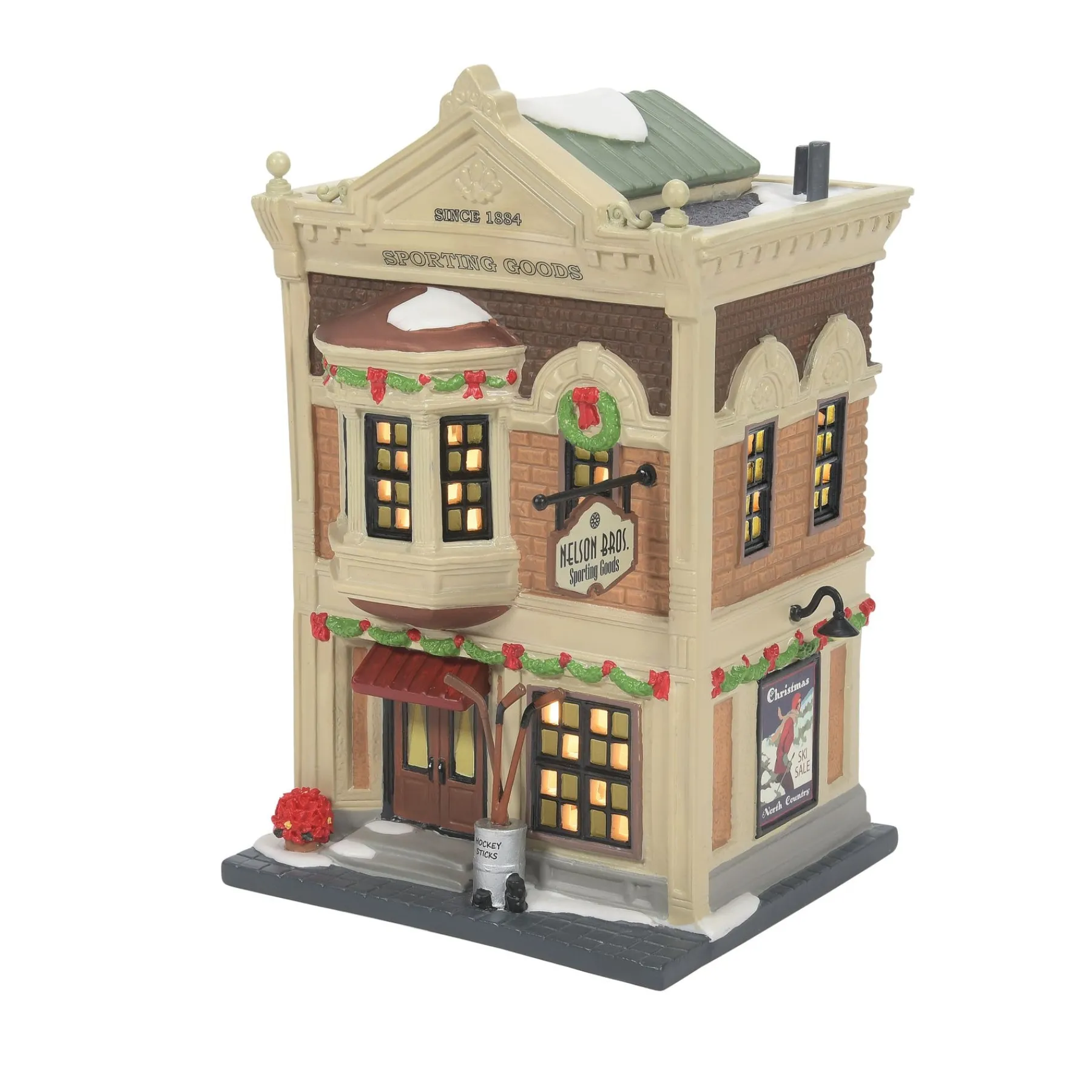Department 56 Christmas In The City Series>Nelson Bros. Sporting Goods
