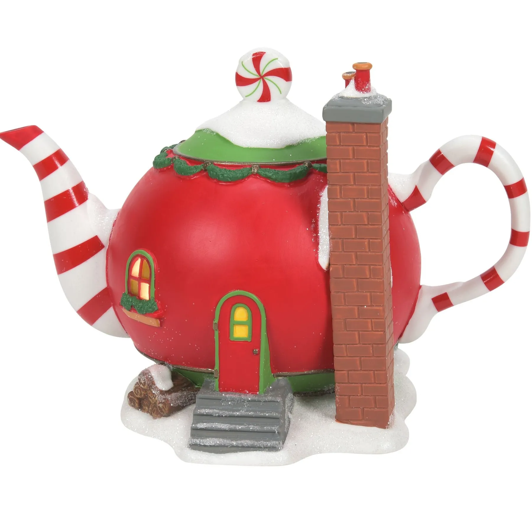 Department 56 North Pole Series>Peppermint Tea Shop