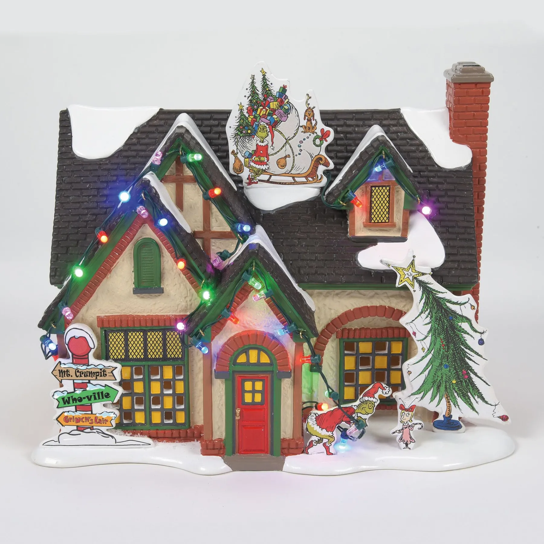 Department 56 The Original Snow Village>The Grinch House