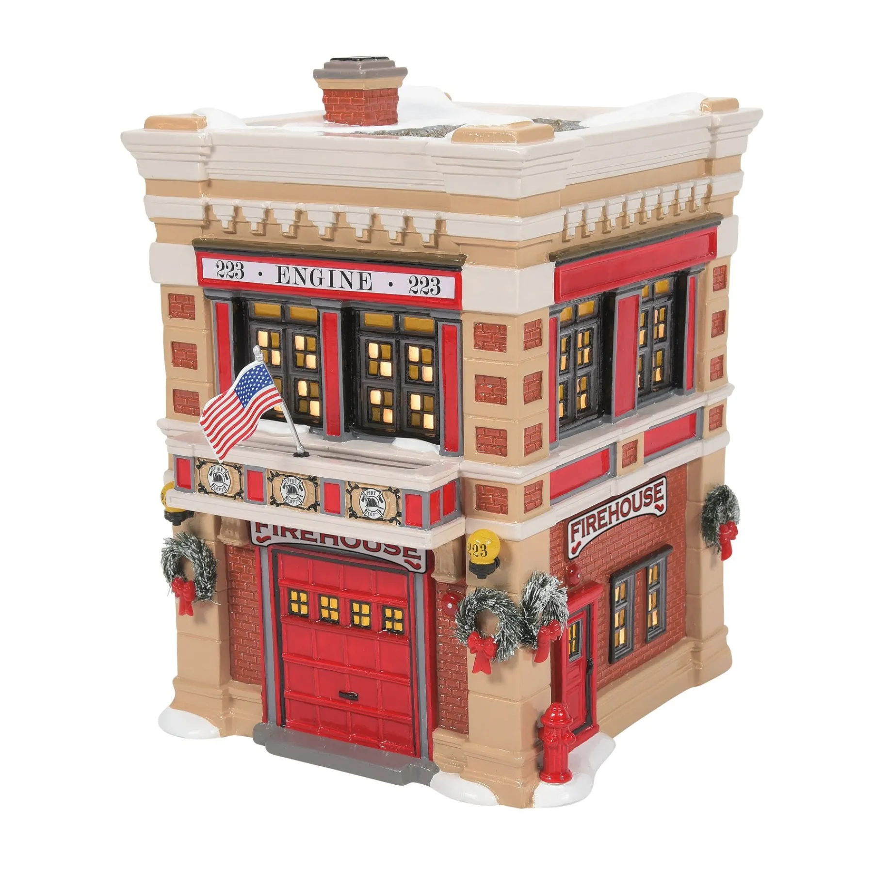 Department 56 The Original Snow Village>Engine 223 Fire House