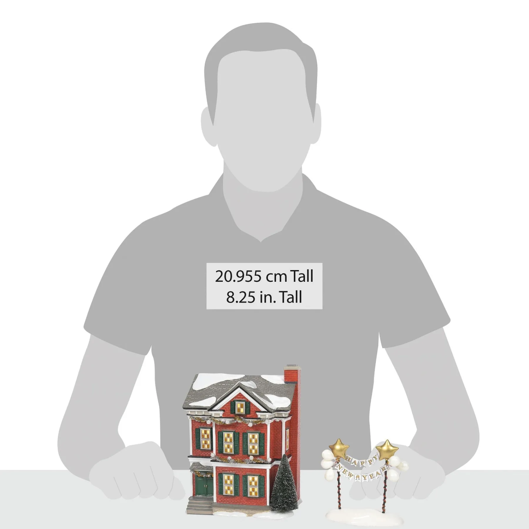 Department 56 The Original Snow Village>Ready For New Year's Eve st/2