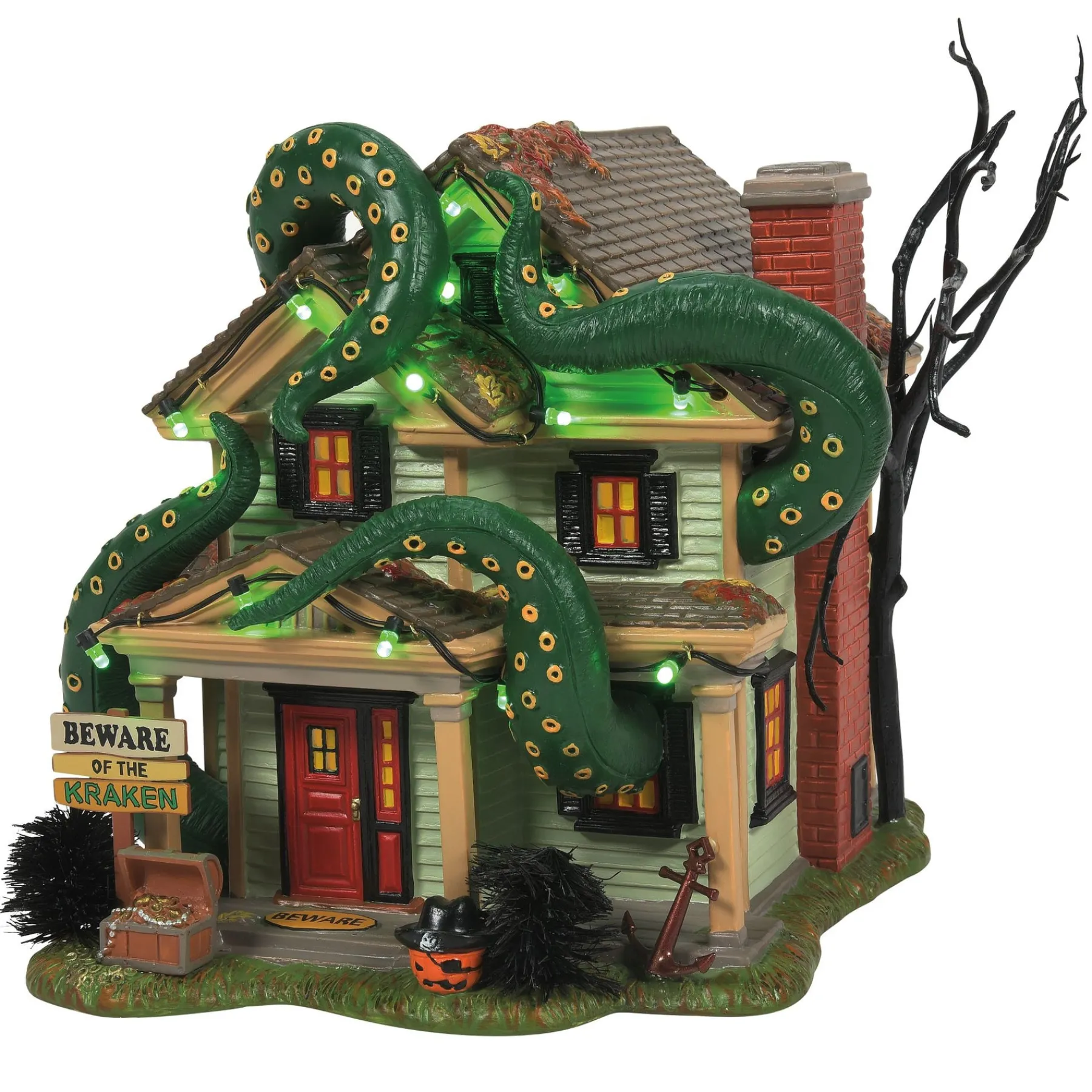 Department 56 Snow Village Halloween>The Kraken House