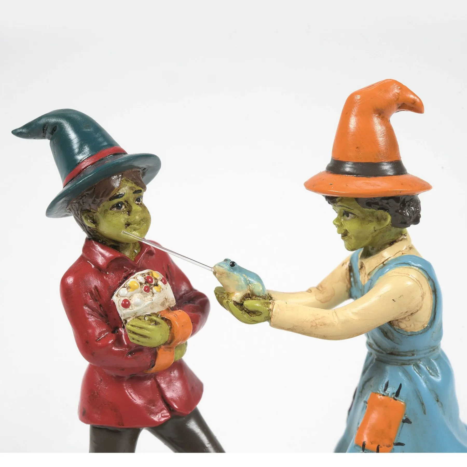 Department 56 Snow Village Halloween>The Squirting Frog Trick