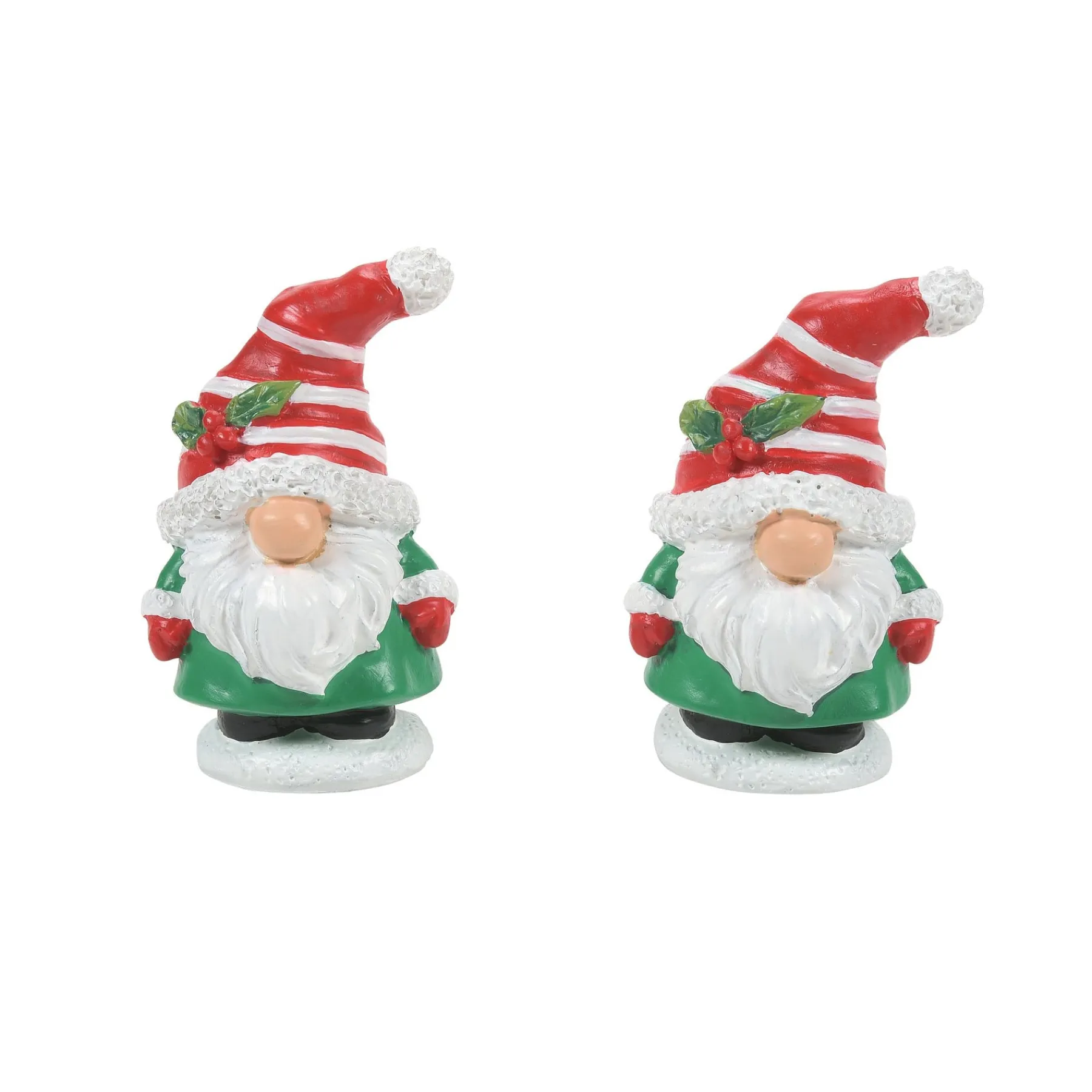 Department 56 Village Accessories>Candy Cane Gnomes set of 2