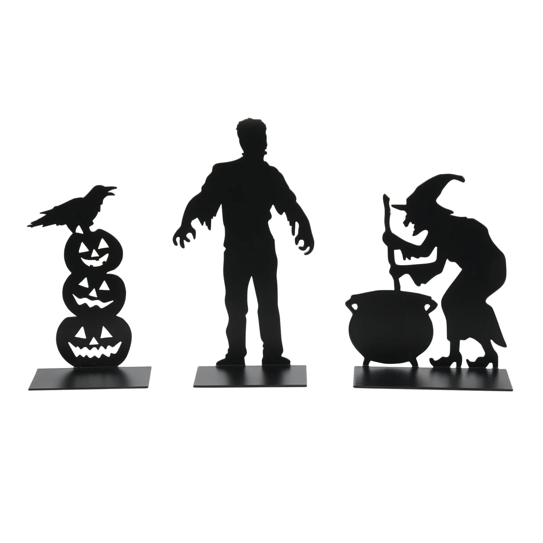 Department 56 Halloween Village Accessories>Spooky Silhouettes St/3