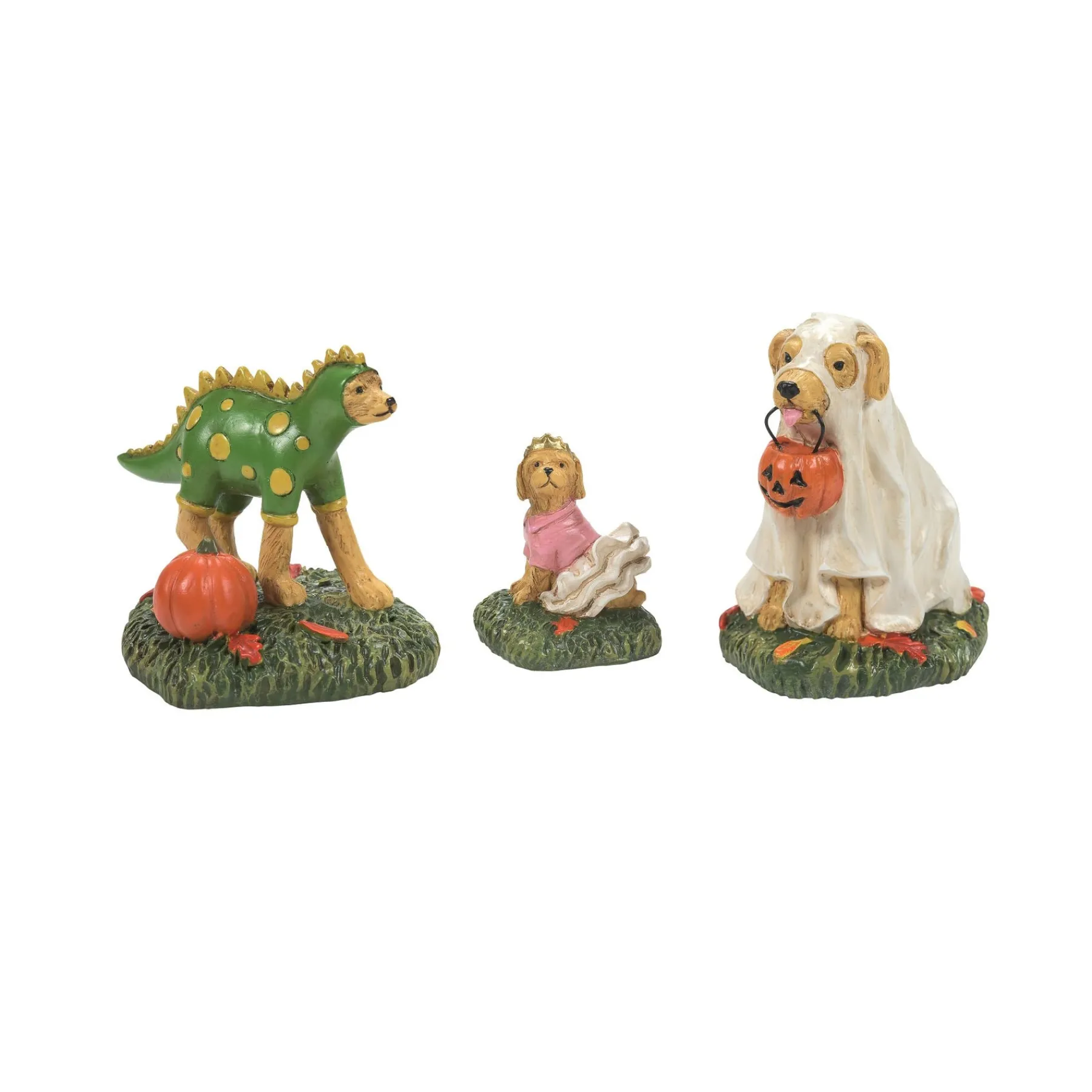 Department 56 Halloween Village Accessories>Family Hlwn Pups ST/3